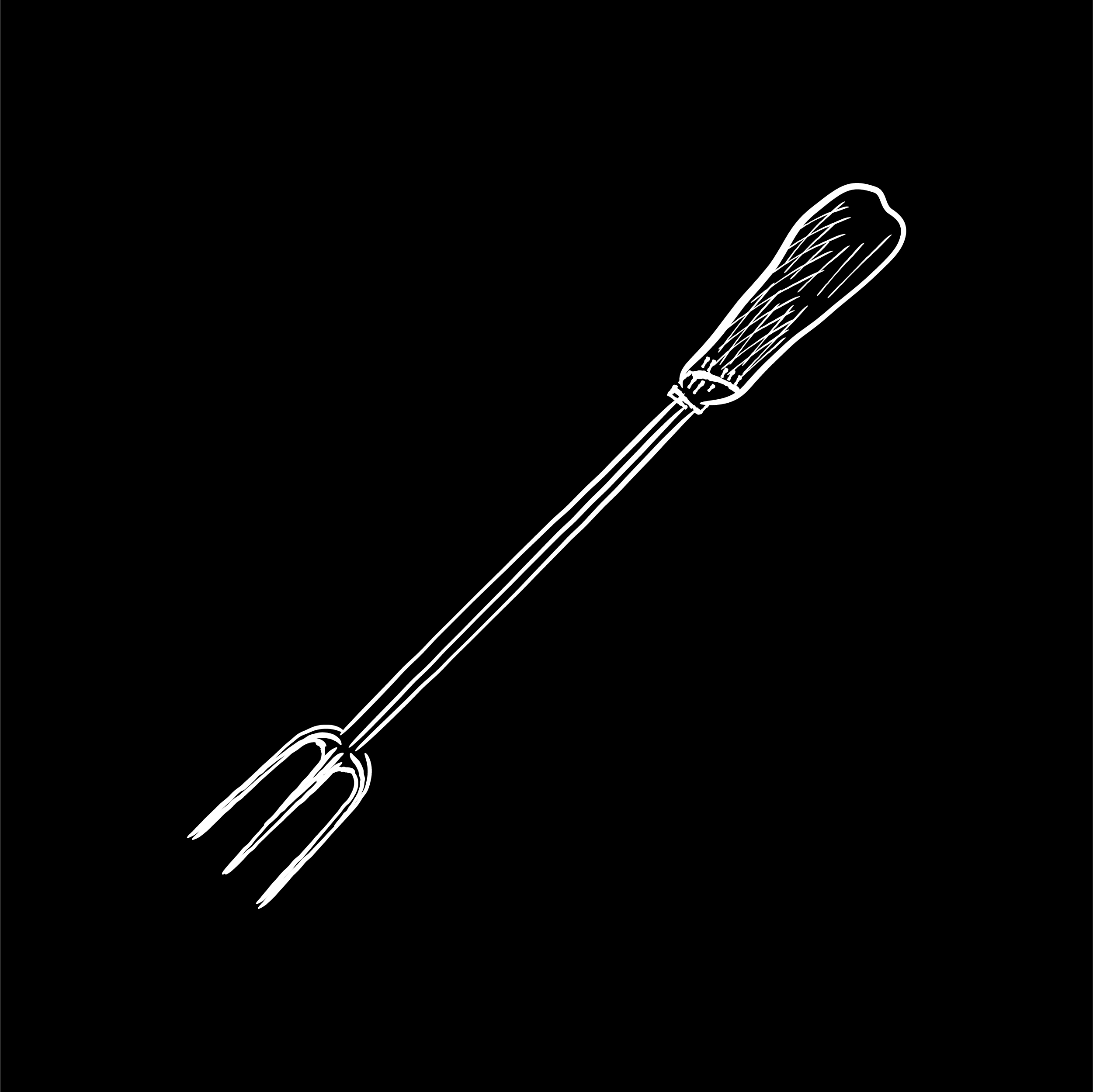 Vintage illustration of a carving fork Download Free Vectors, Clipart