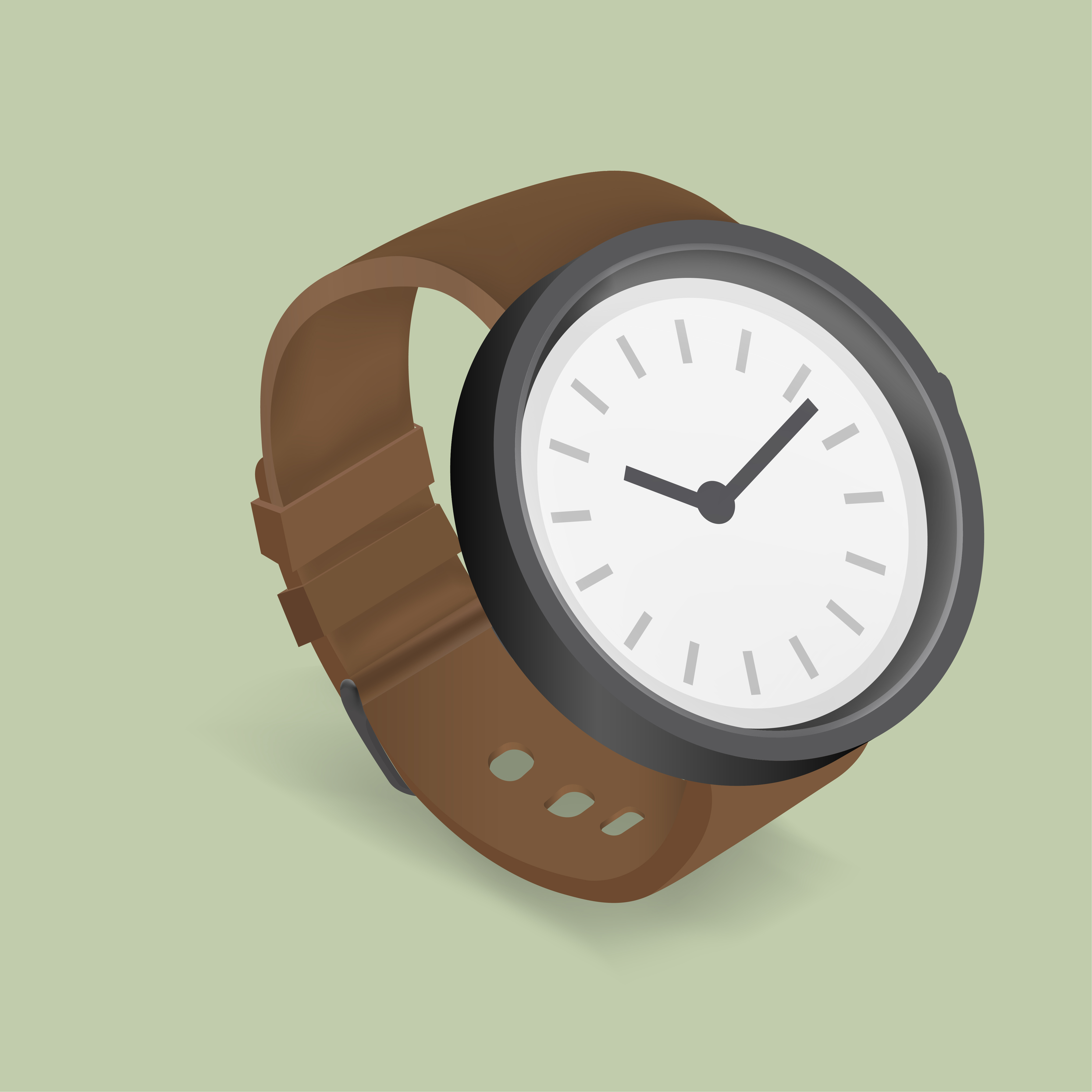 Vector icon of hand watch - Download Free Vectors, Clipart Graphics