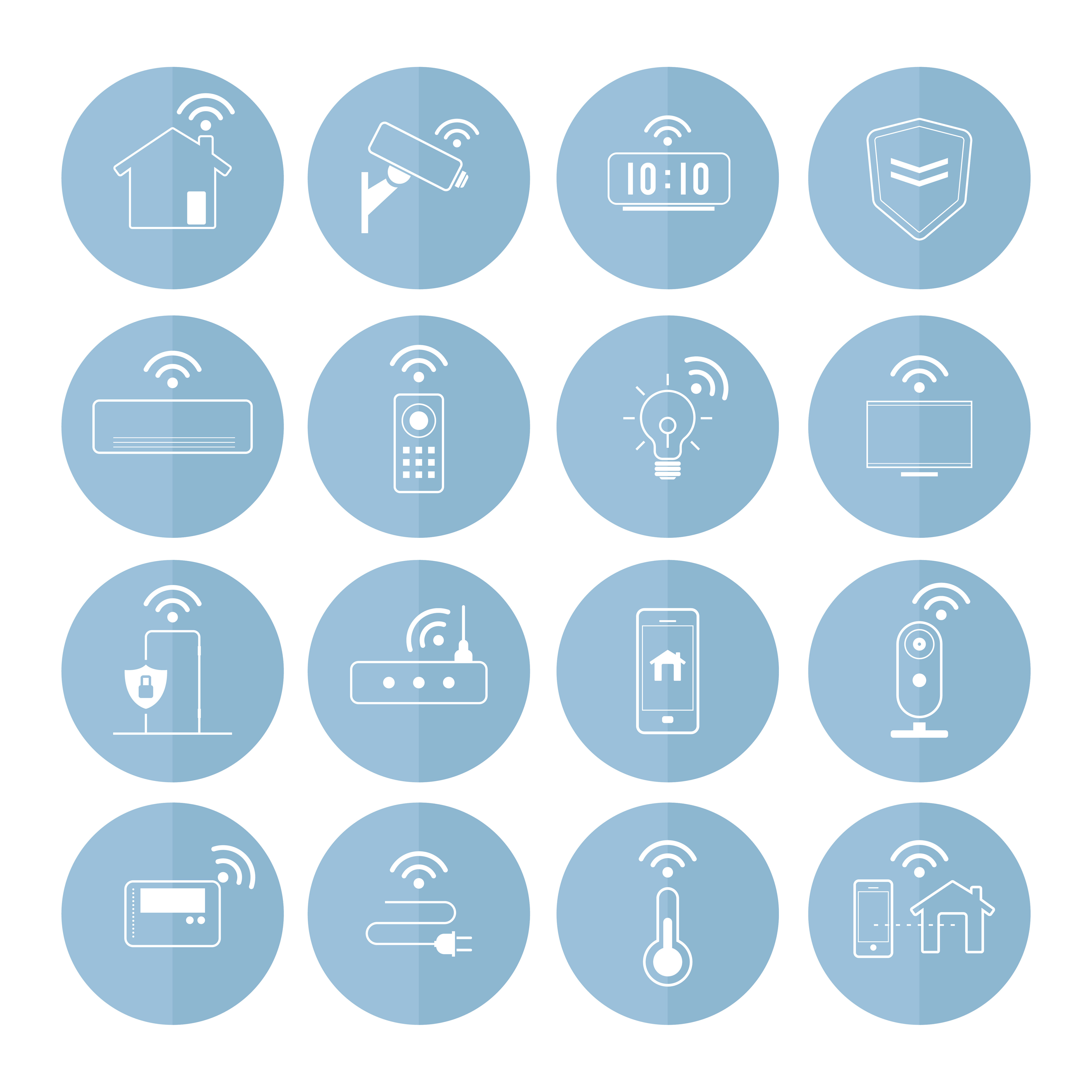 Download Smart home technology icon vector set - Download Free ...