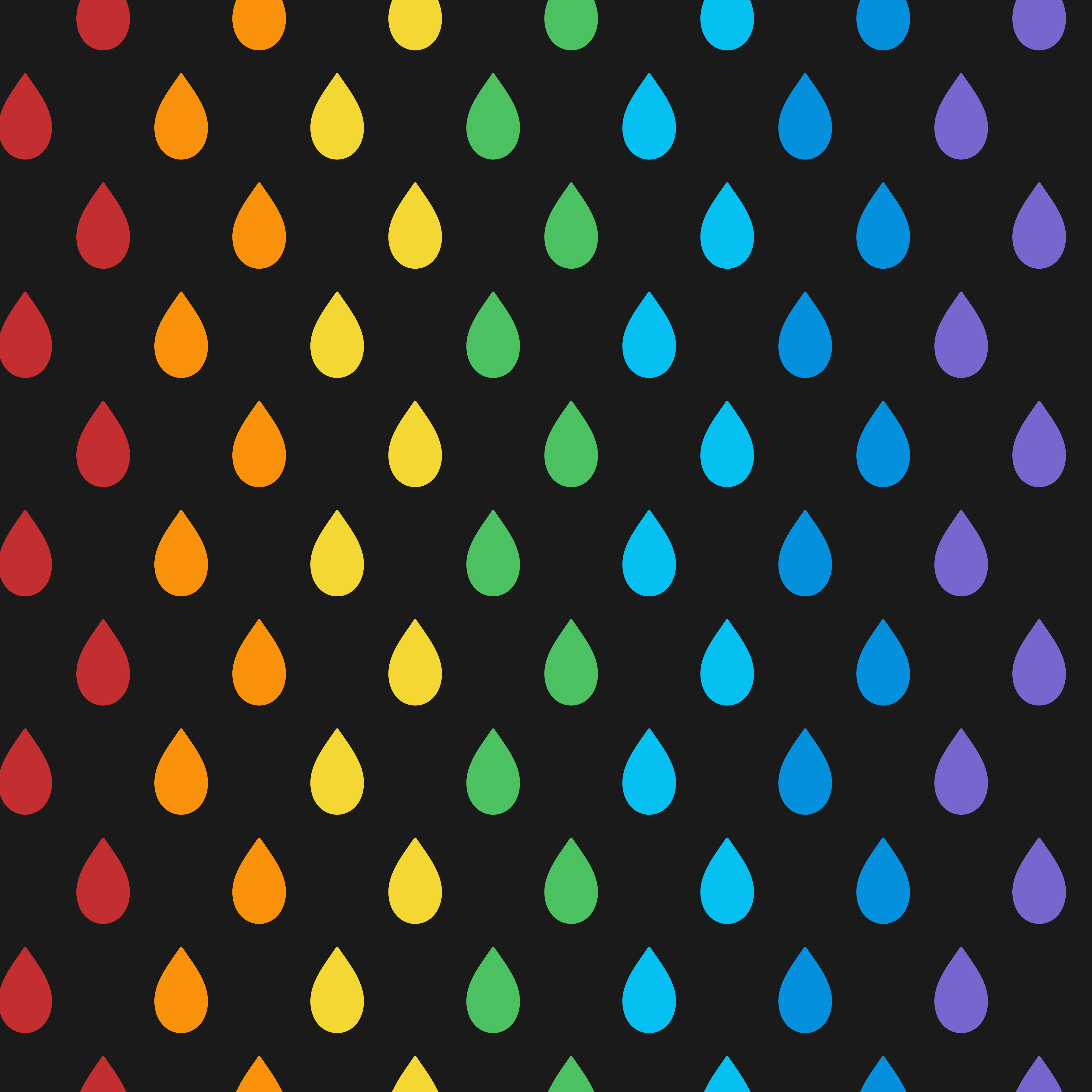 Seamless colorful droplet pattern vector Download Free Vectors