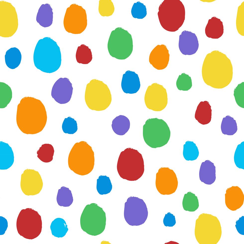 Seamless colorful dots pattern vector Download Free Vectors, Clipart