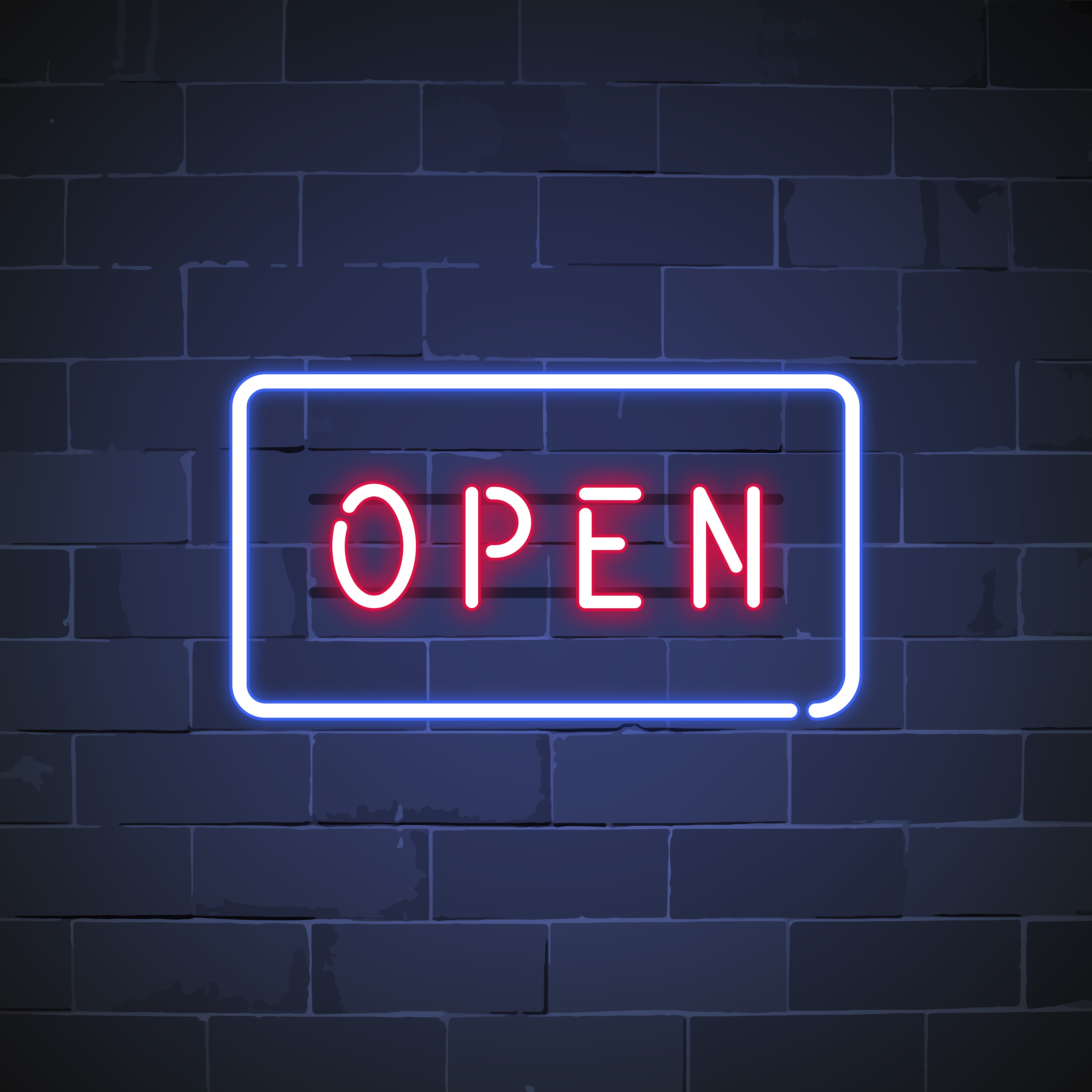 Neon Open Sign Free Vector Art (86,413 Free Downloads)