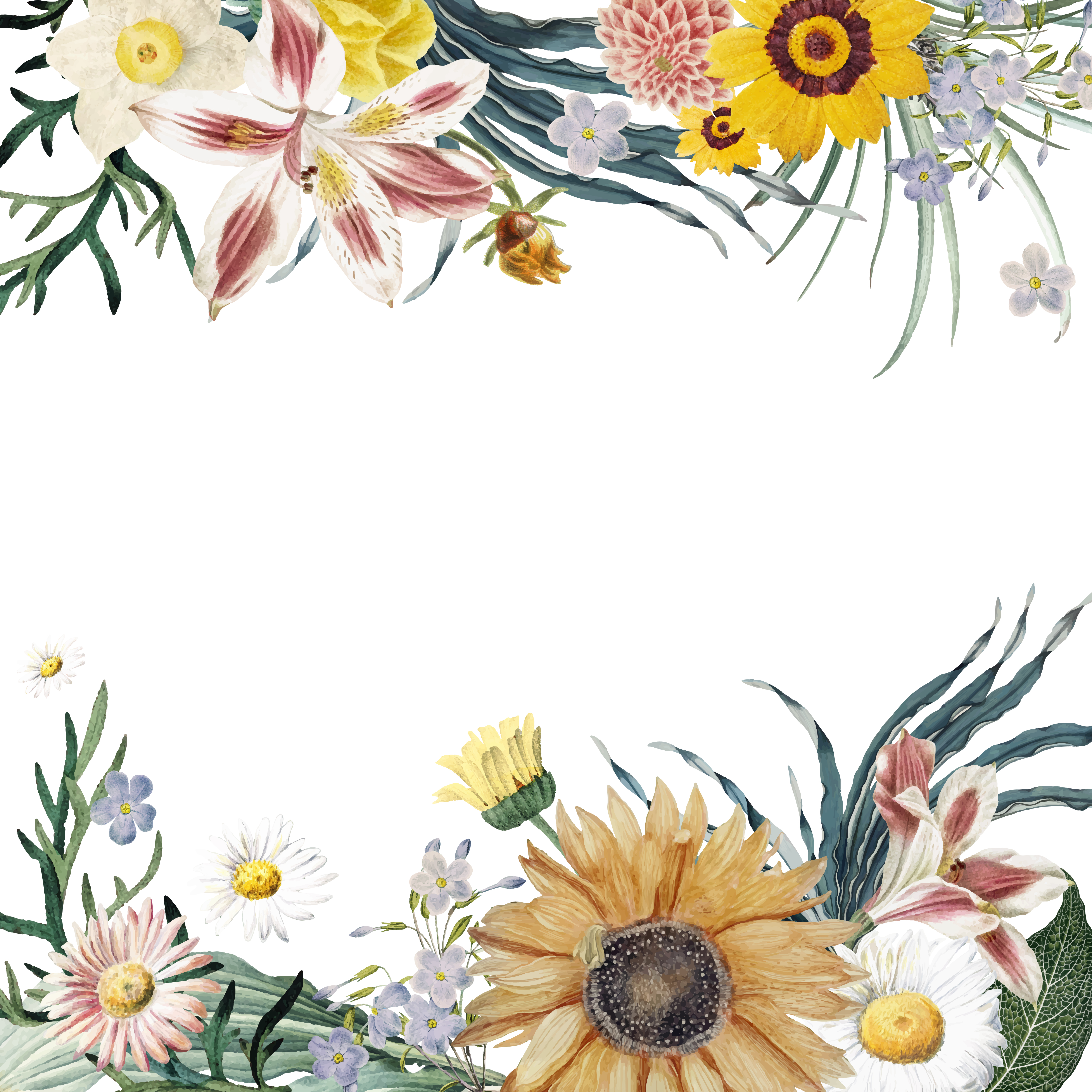 floral frame free download