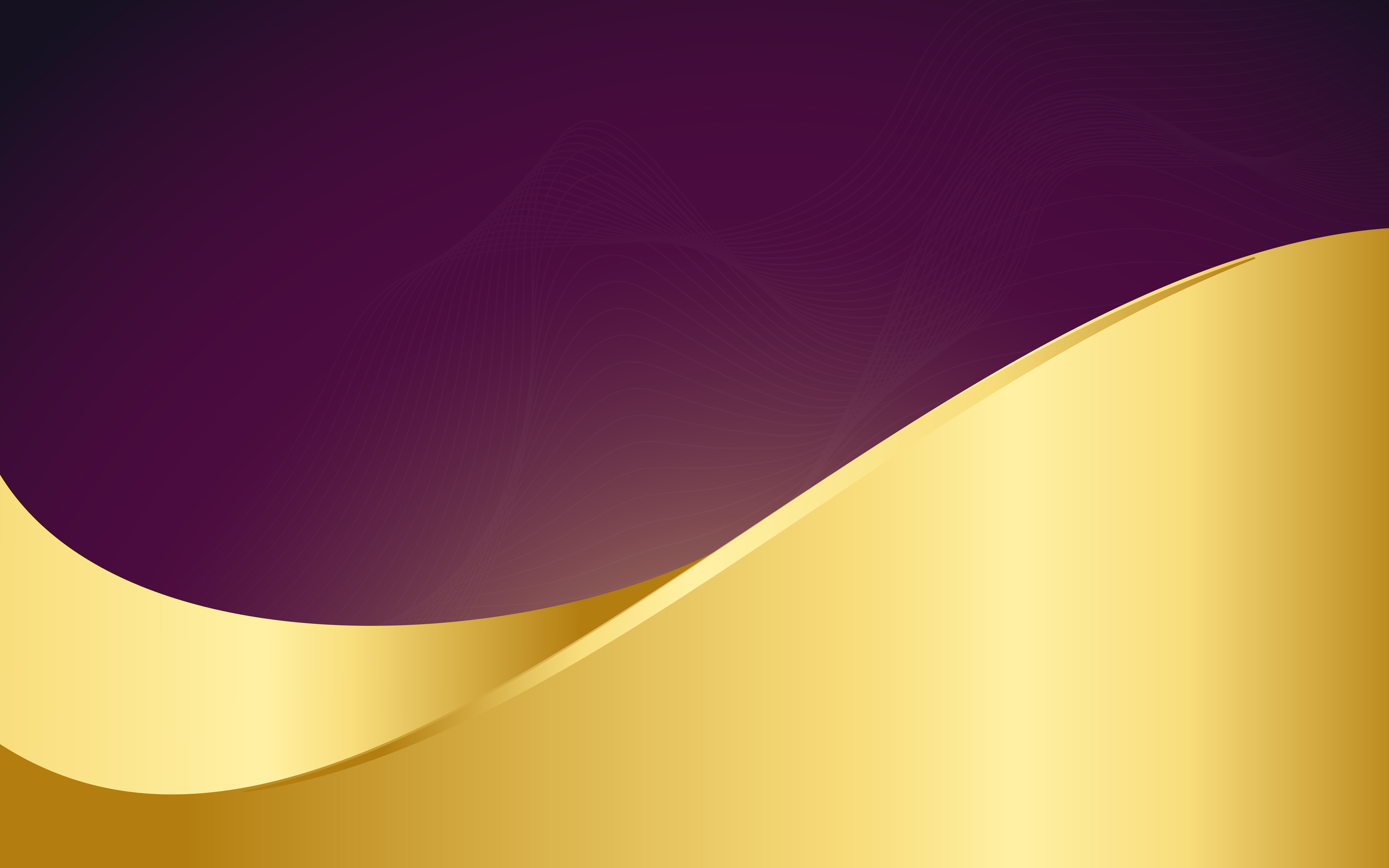 Gold wave abstract background illustration - Download Free Vectors