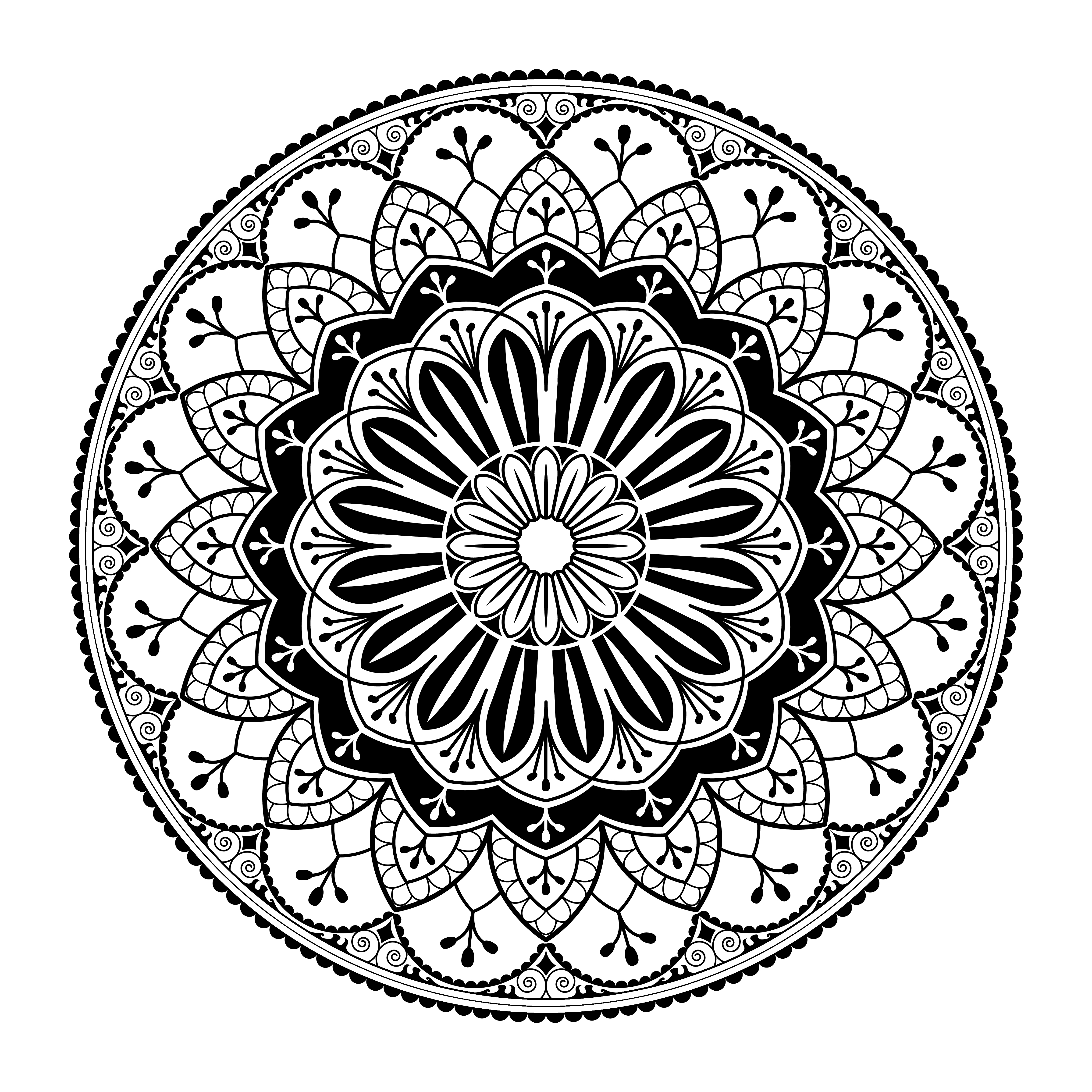 Printable Mandala Patterns Printable Mandala Patterns