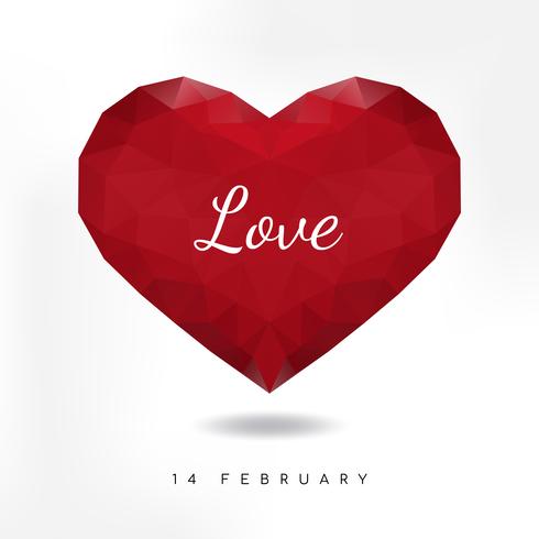 Valentine\'s day card illustration