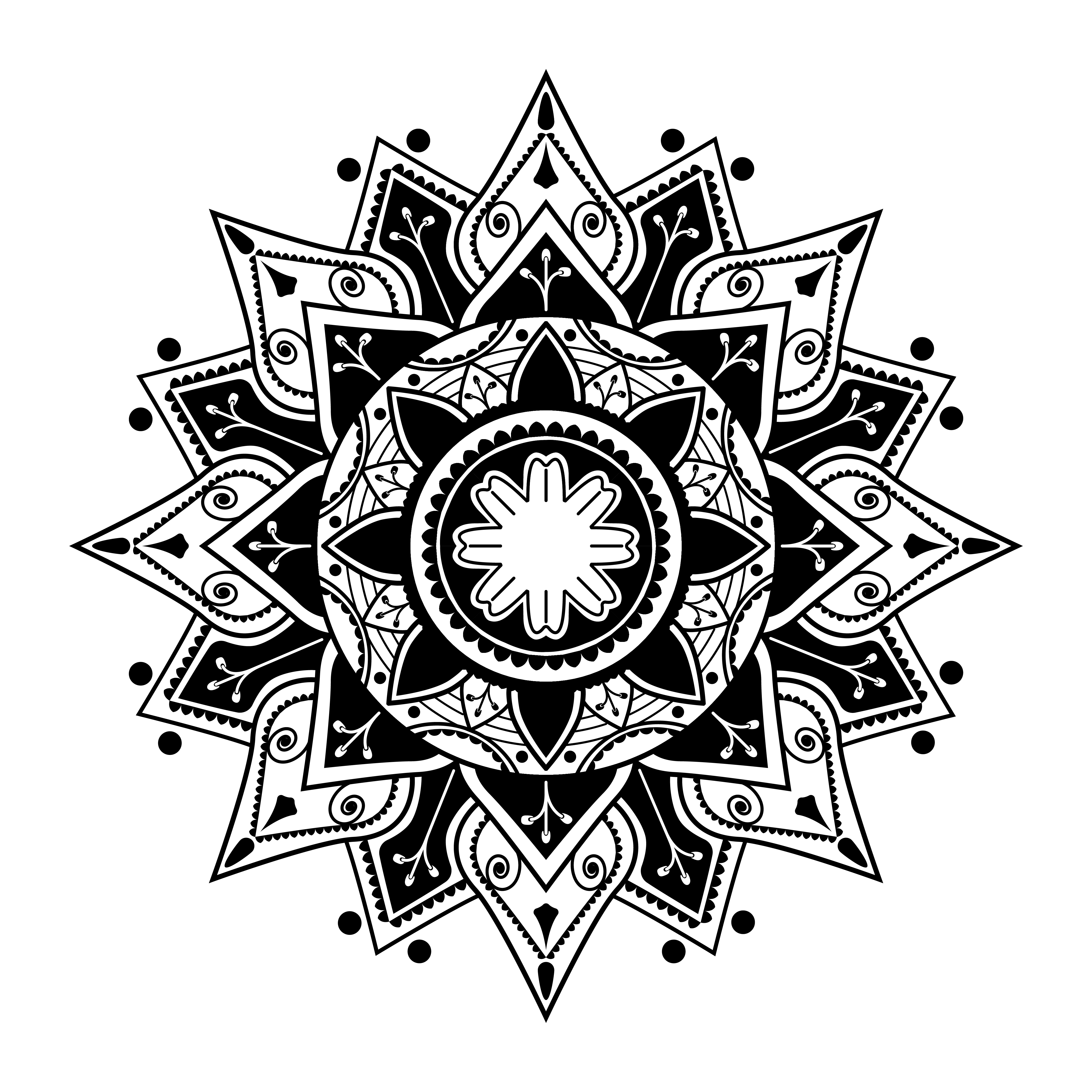 Download Spiritual mandala pattern - Download Free Vectors, Clipart ...