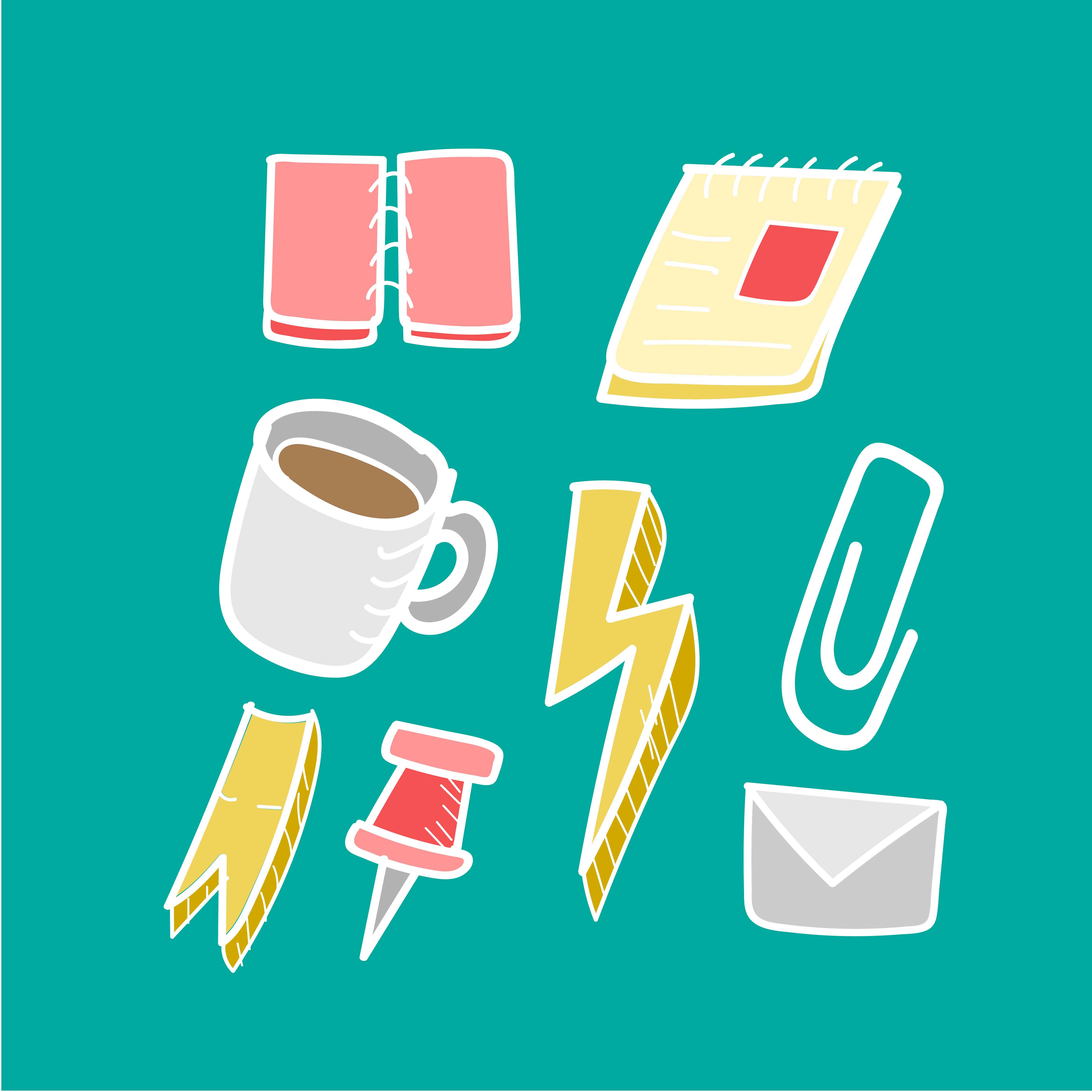 Illustration of vector icon collection - Download Free Vectors, Clipart