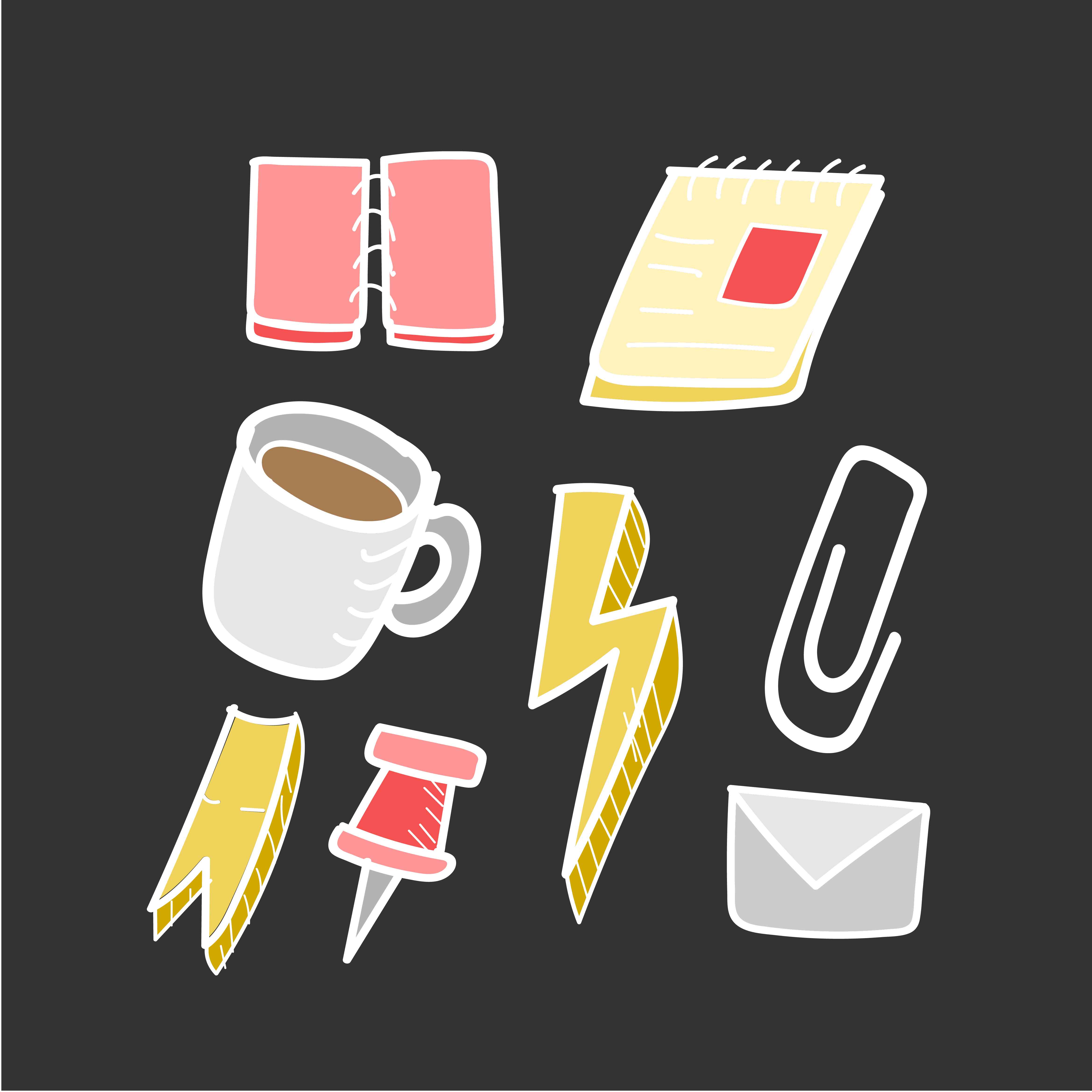 Illustration of vector icon collection - Download Free Vectors, Clipart