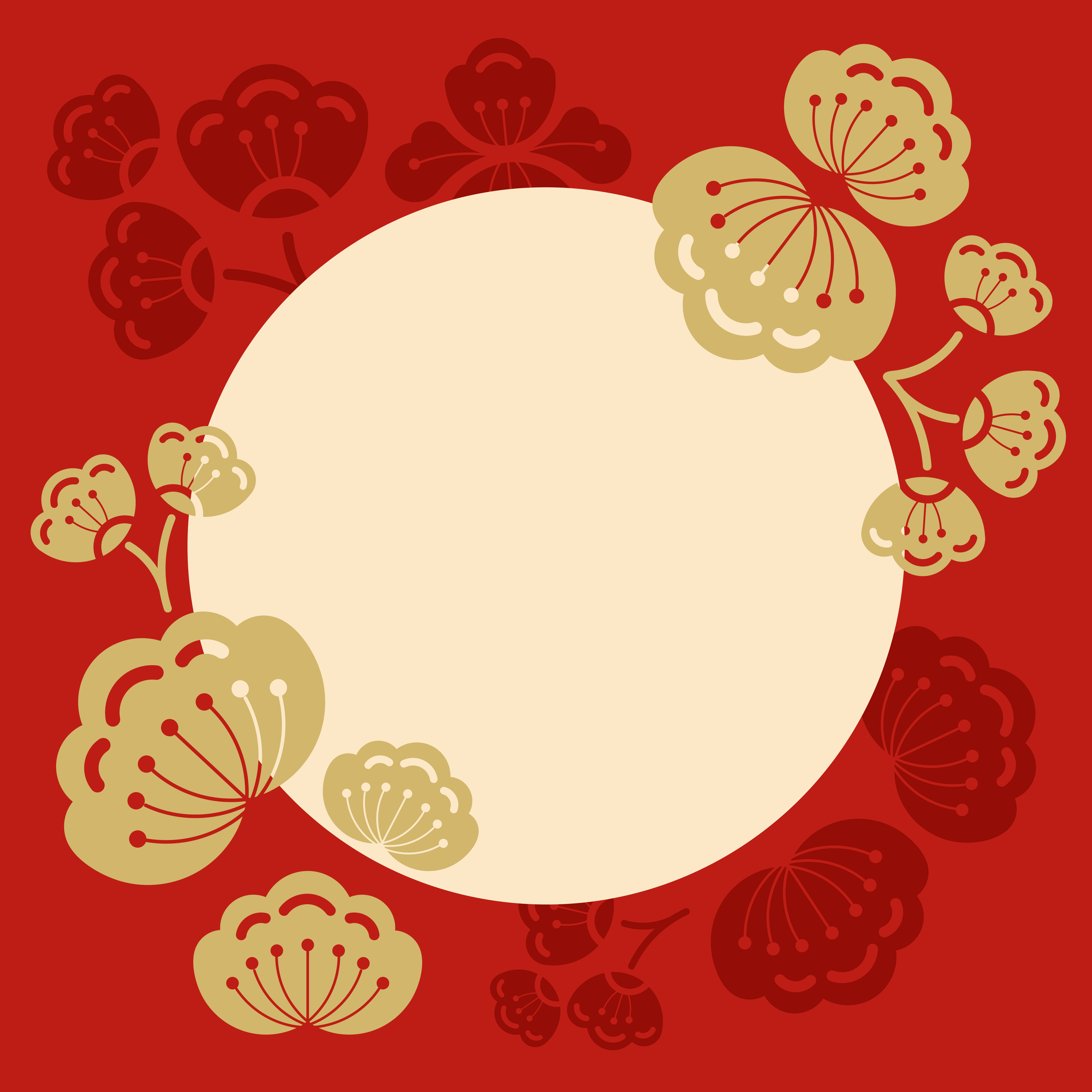 Chinese New Year mockup illustration - Download Free Vectors, Clipart