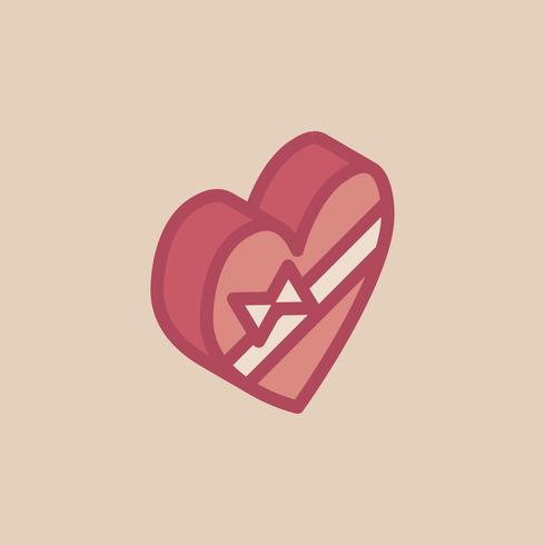 Ilustración de los iconos de San Valentín vector