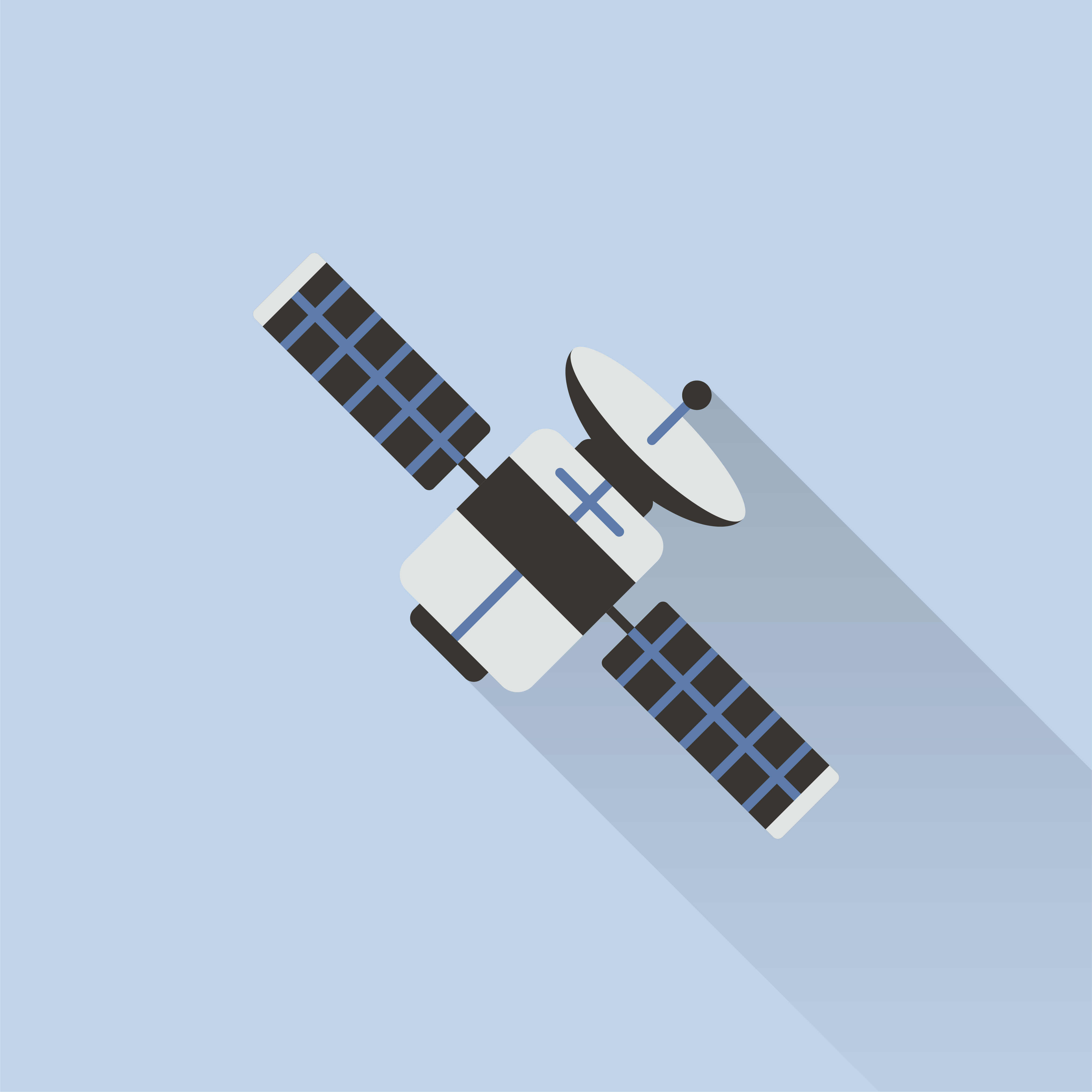 Illustration of satellite Download Free Vectors, Clipart Graphics