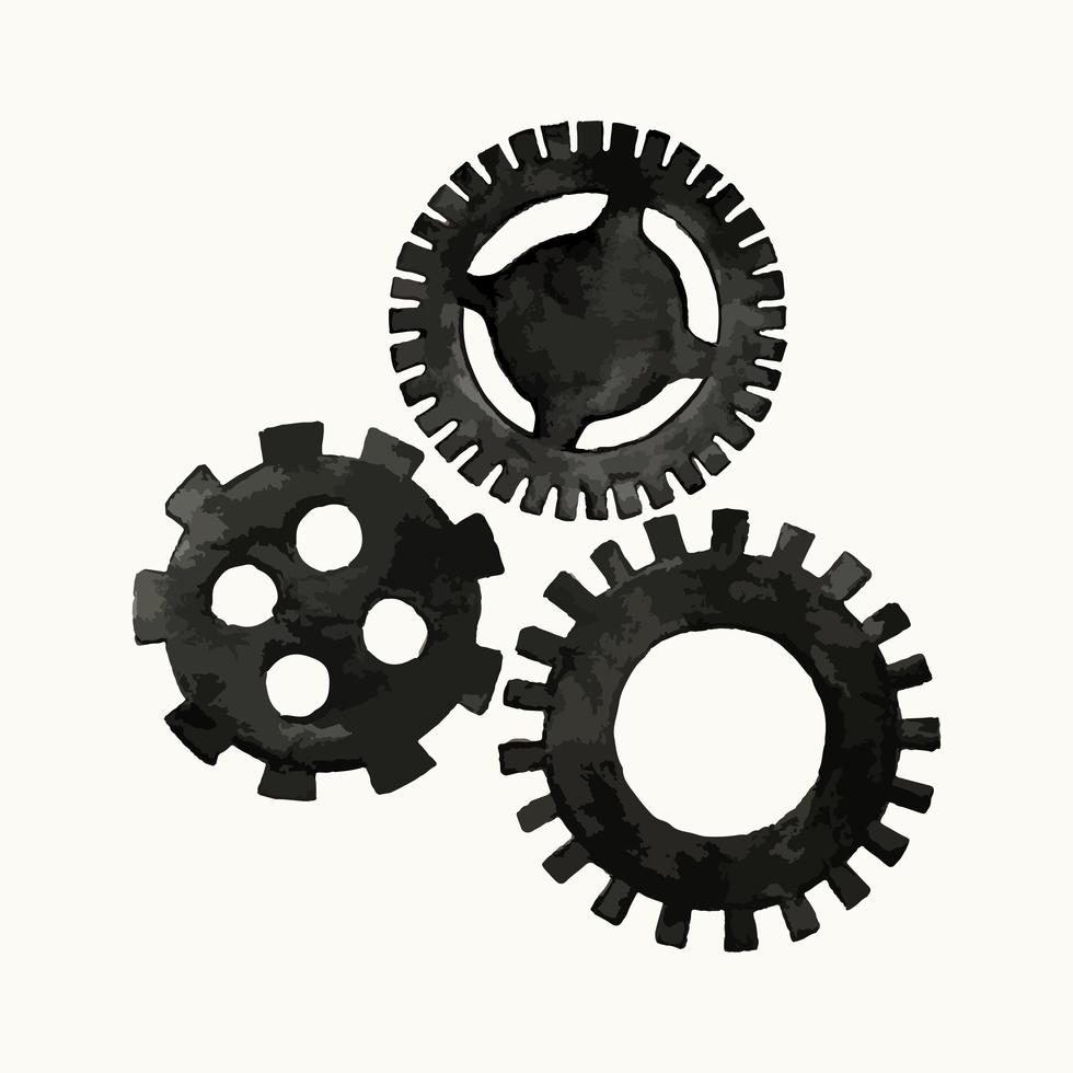 Illustration of cogs and gears Download Free Vectors, Clipart