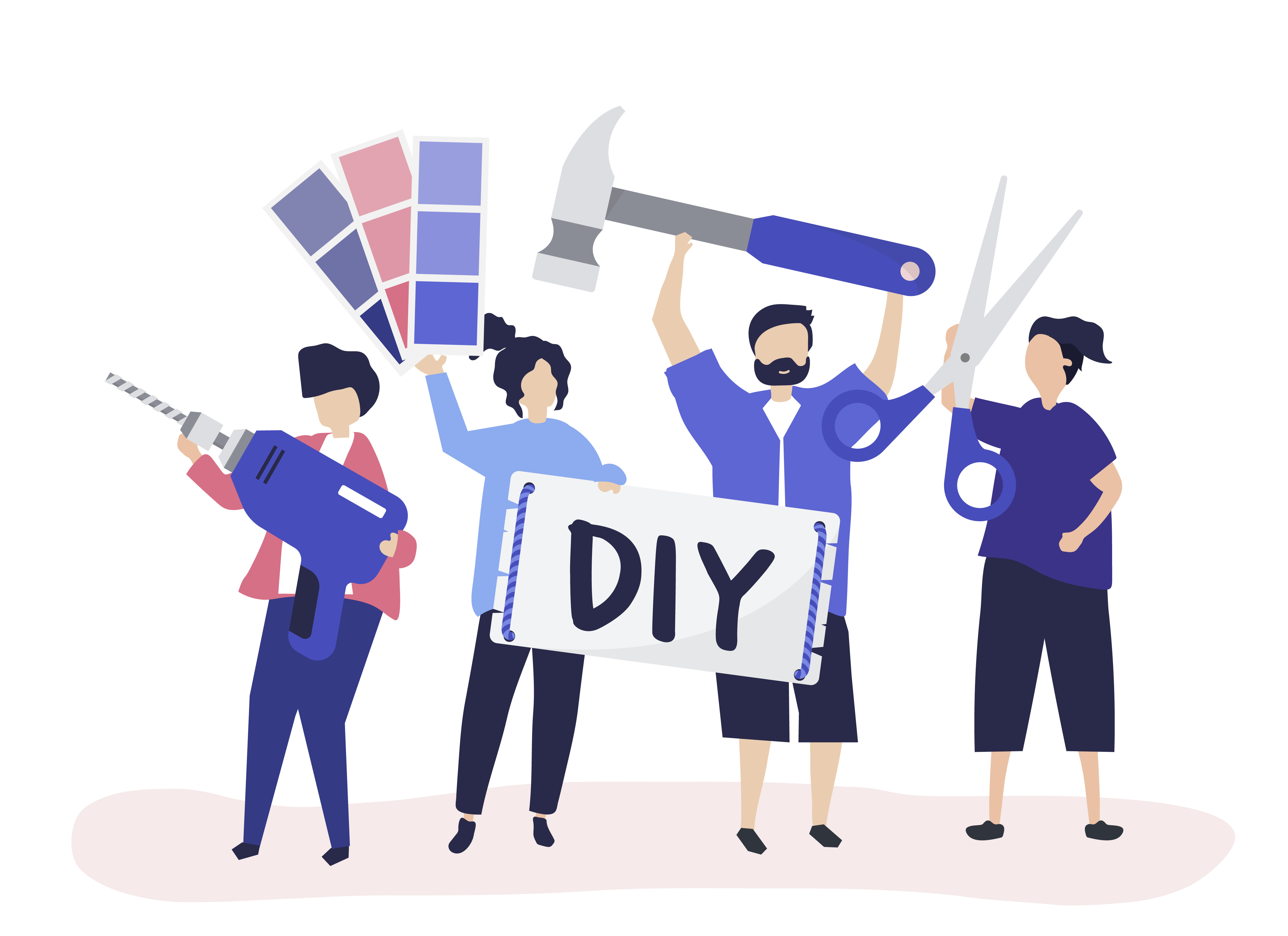 Download Character illustration of DIY home improvement concept ...