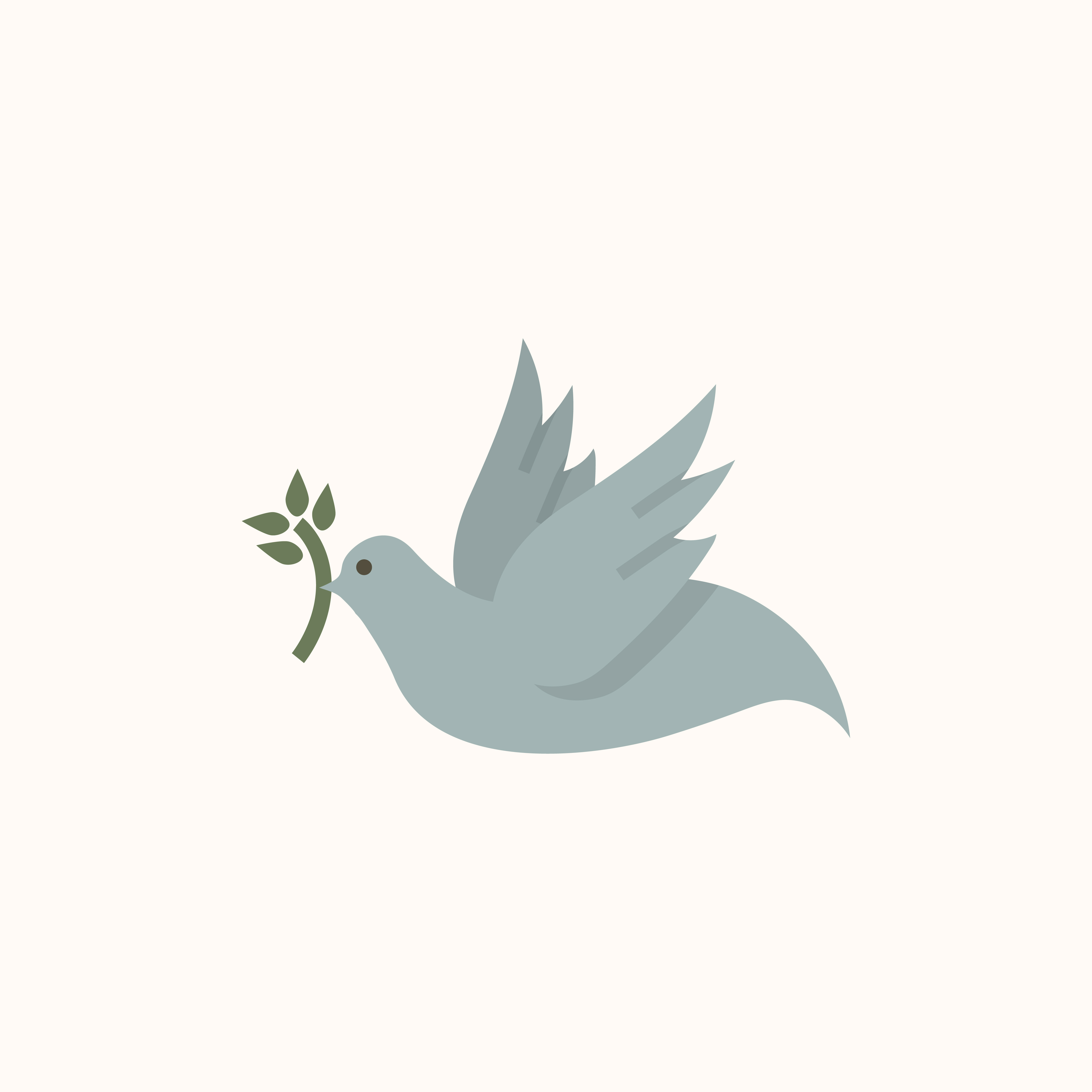 Illustration of a dove of peace Download Free Vectors