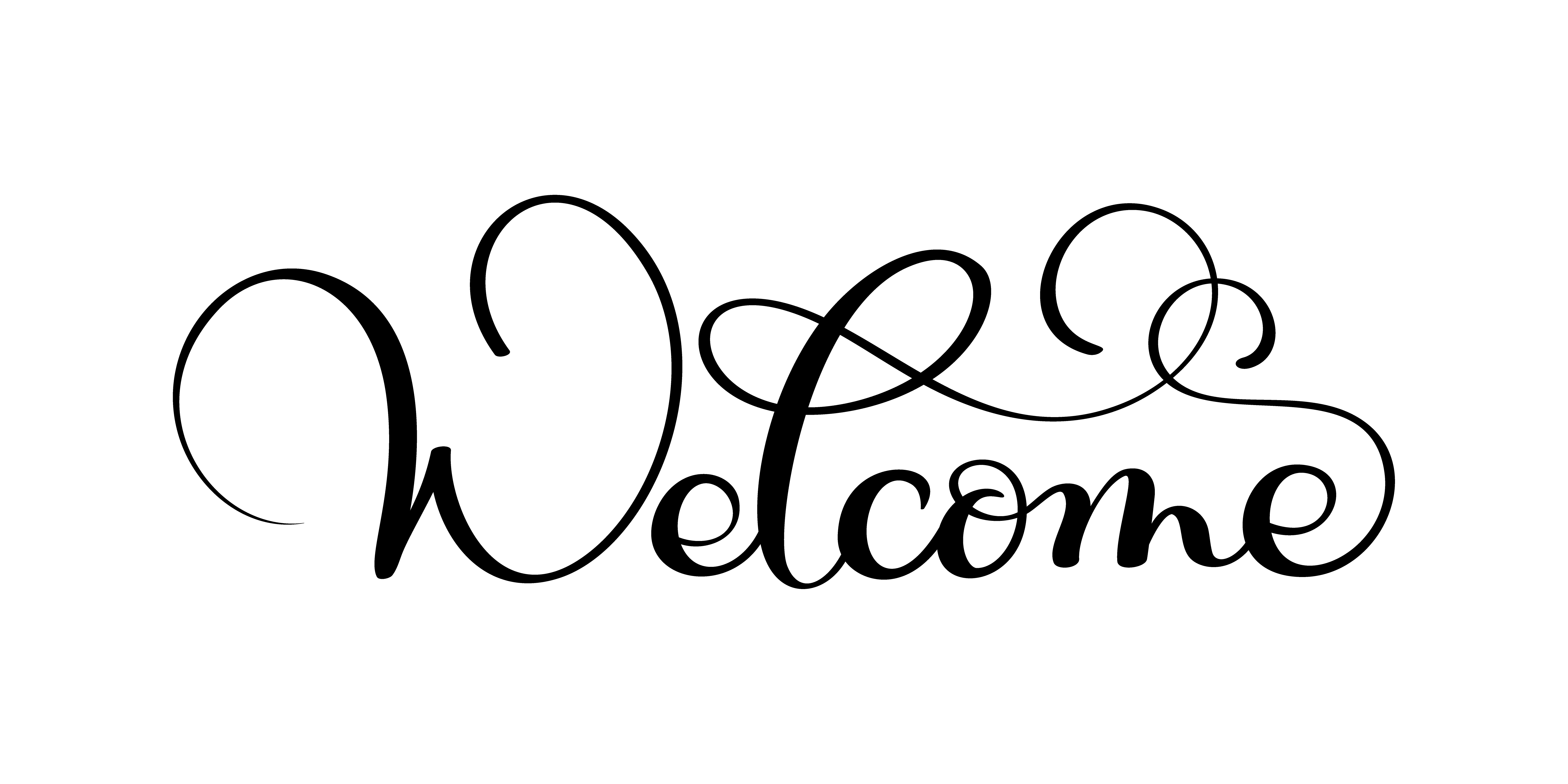 Welcome Font Svg