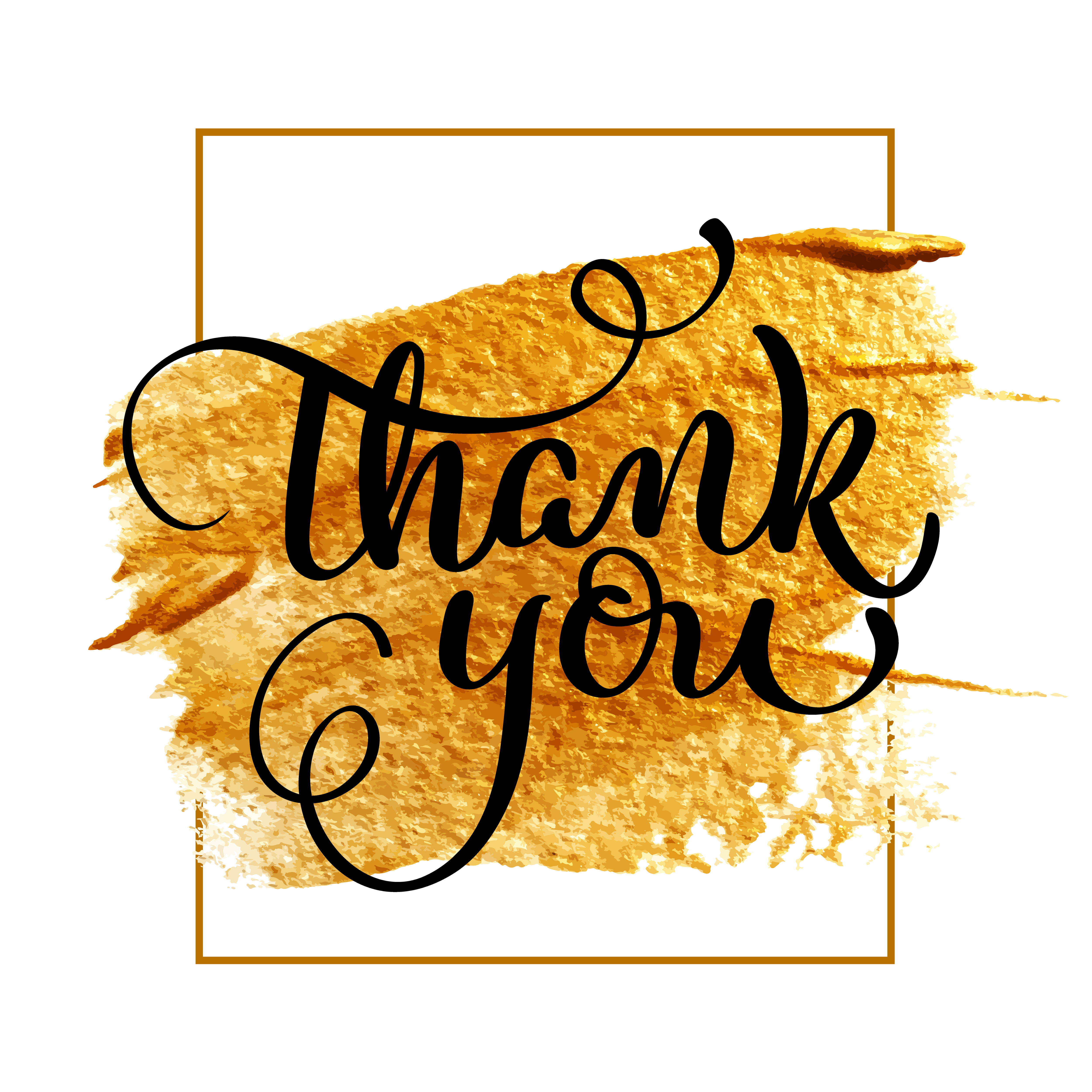 Thank you day text on acrylic gold background. Hand drawn Calligraphy  lettering Vector illustration EPS10 412648 Vector Art at Vecteezy