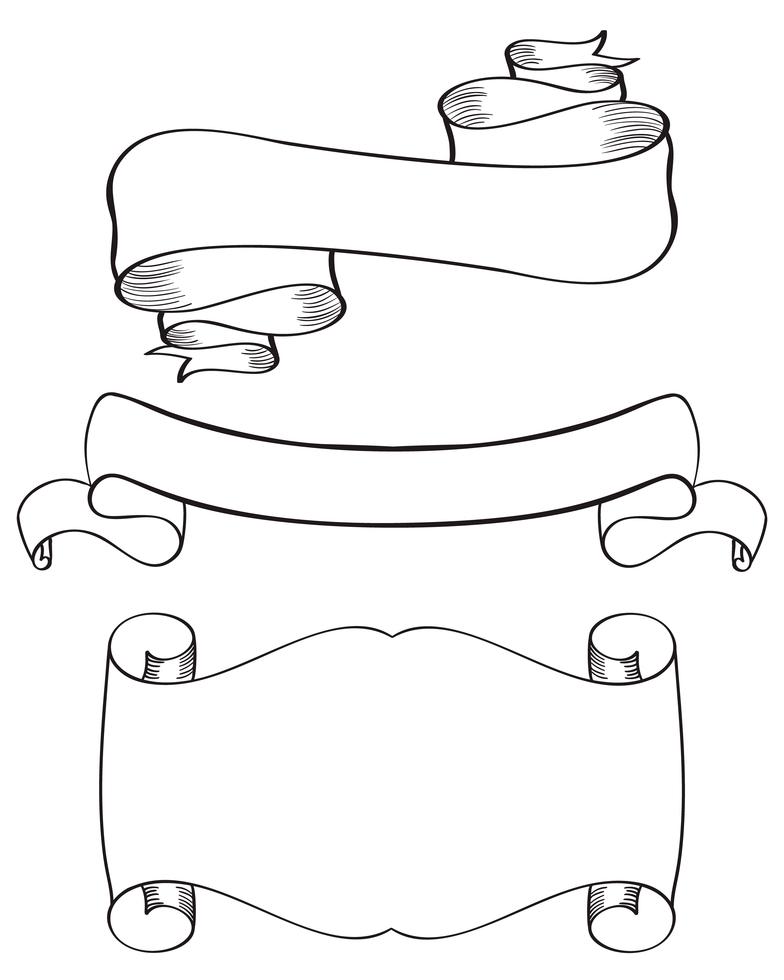 Set of Decorative Frame and Borders Art. Calligraphy lettering Vector