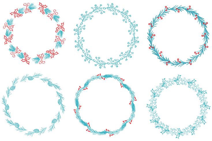 Download Set of Decorative Round Frame and Borders Art. Calligraphy ...