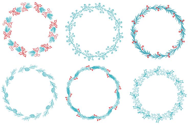 Set of Decorative Round Frame and Borders Art. Calligraphy Vector illustration EPS10