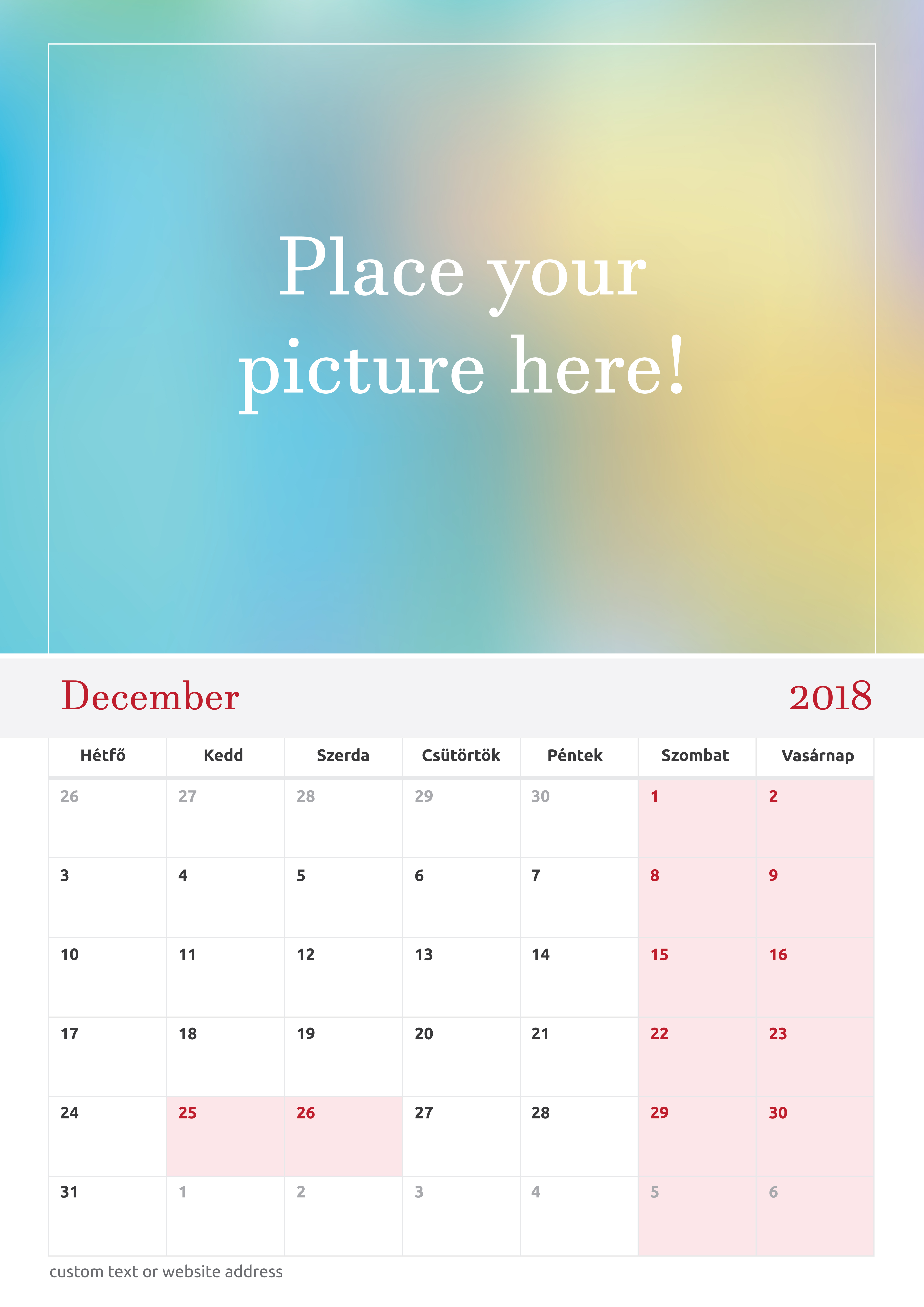 Clean calendar template, vector illustration 412991 Vector Art at Vecteezy