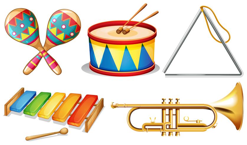 Musical instruments vector