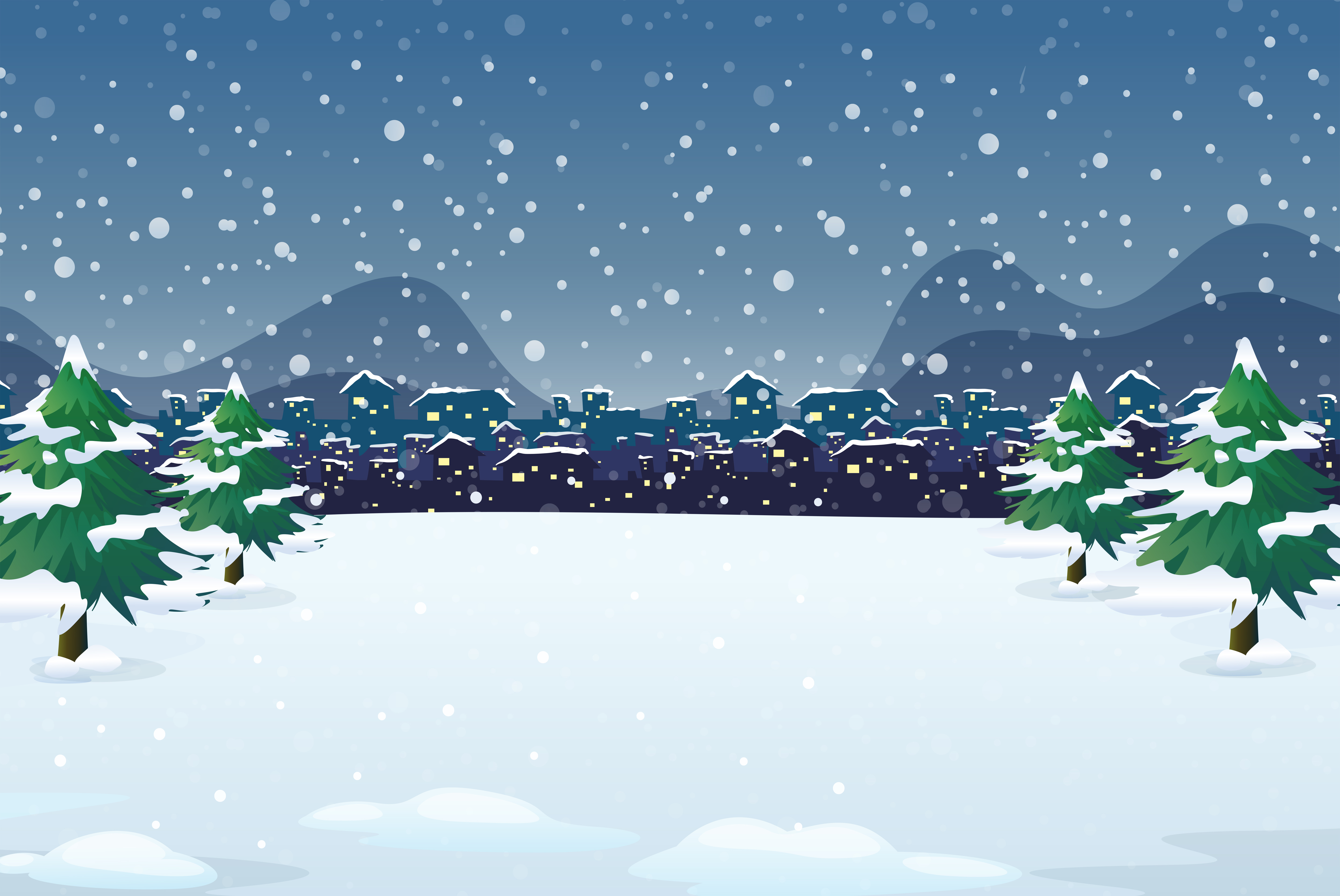 A winter  night background 413320 Vector  Art at Vecteezy