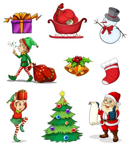 Carteles de navidad vector