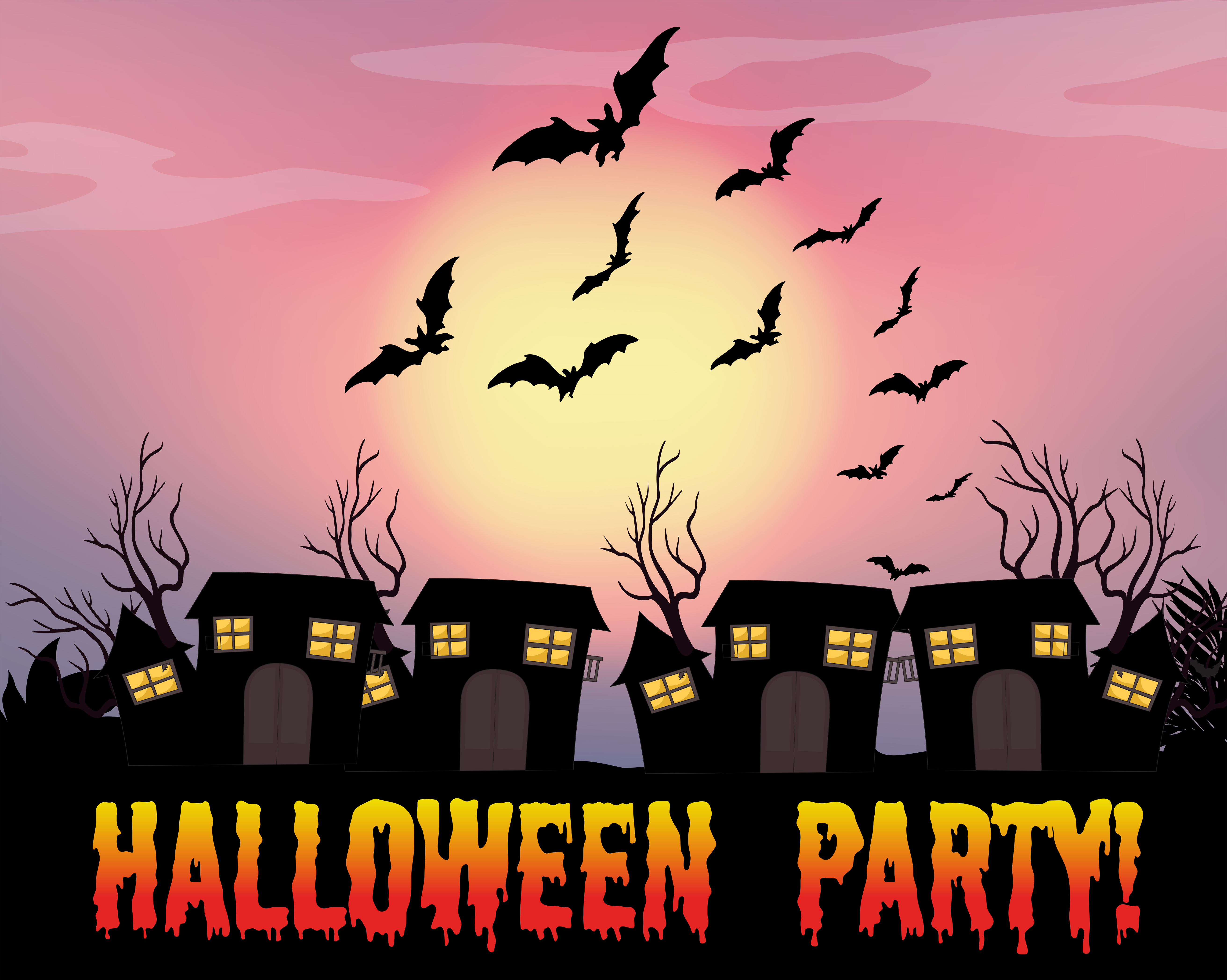 Poster of halloween party 413469 - Download Free Vectors, Clipart ...