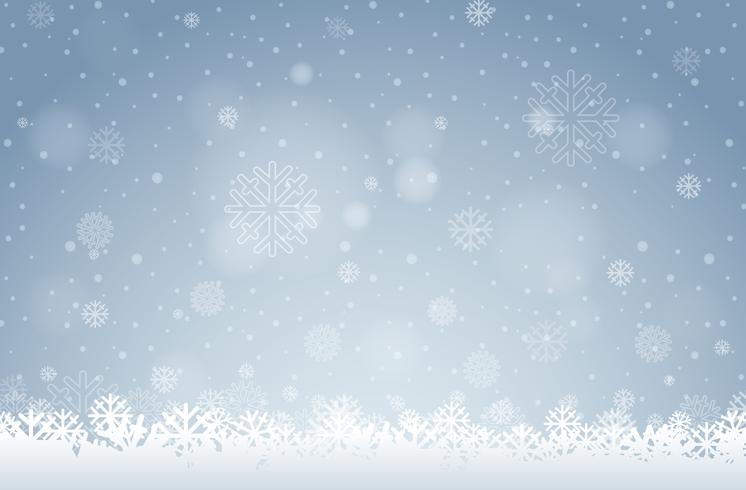 A white snowflake background vector