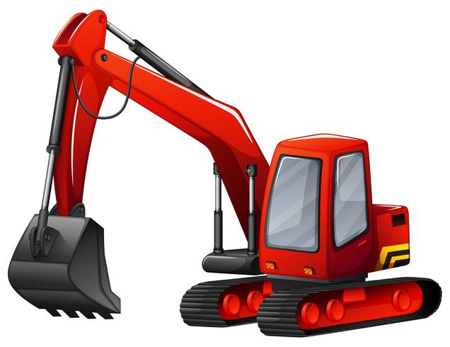 Excavator vector