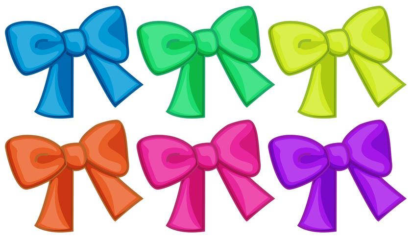 Colourful ribbons vector