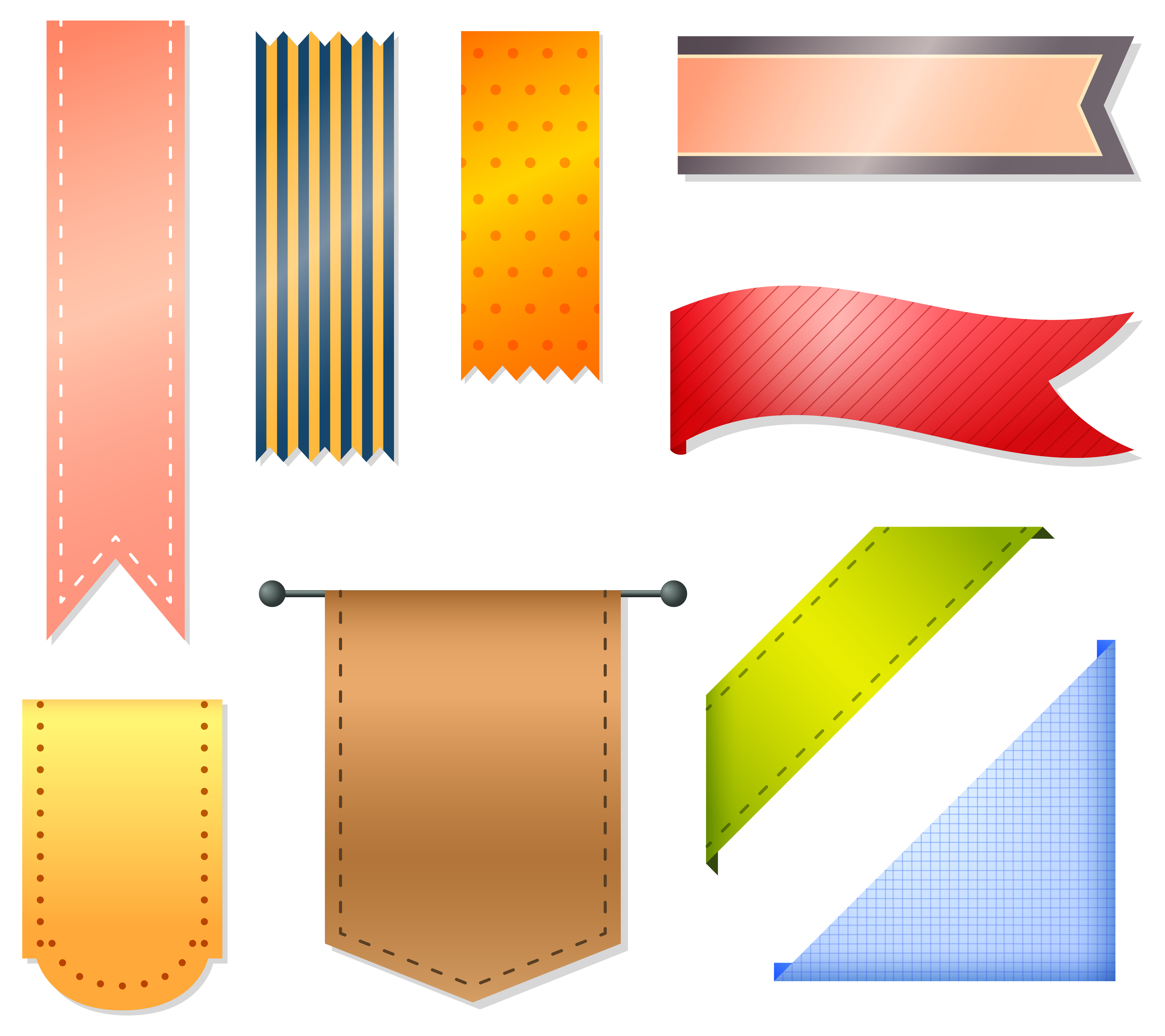 Ribbons and labels 413864 Vector Art at Vecteezy