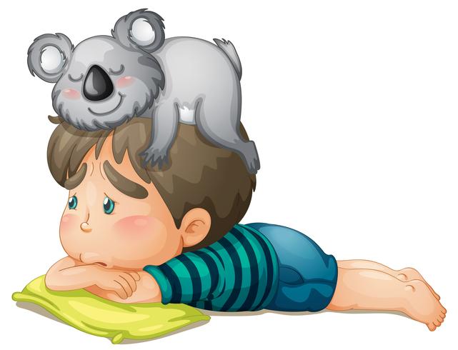 boy and bear vector