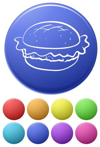 Iconos de comida vector