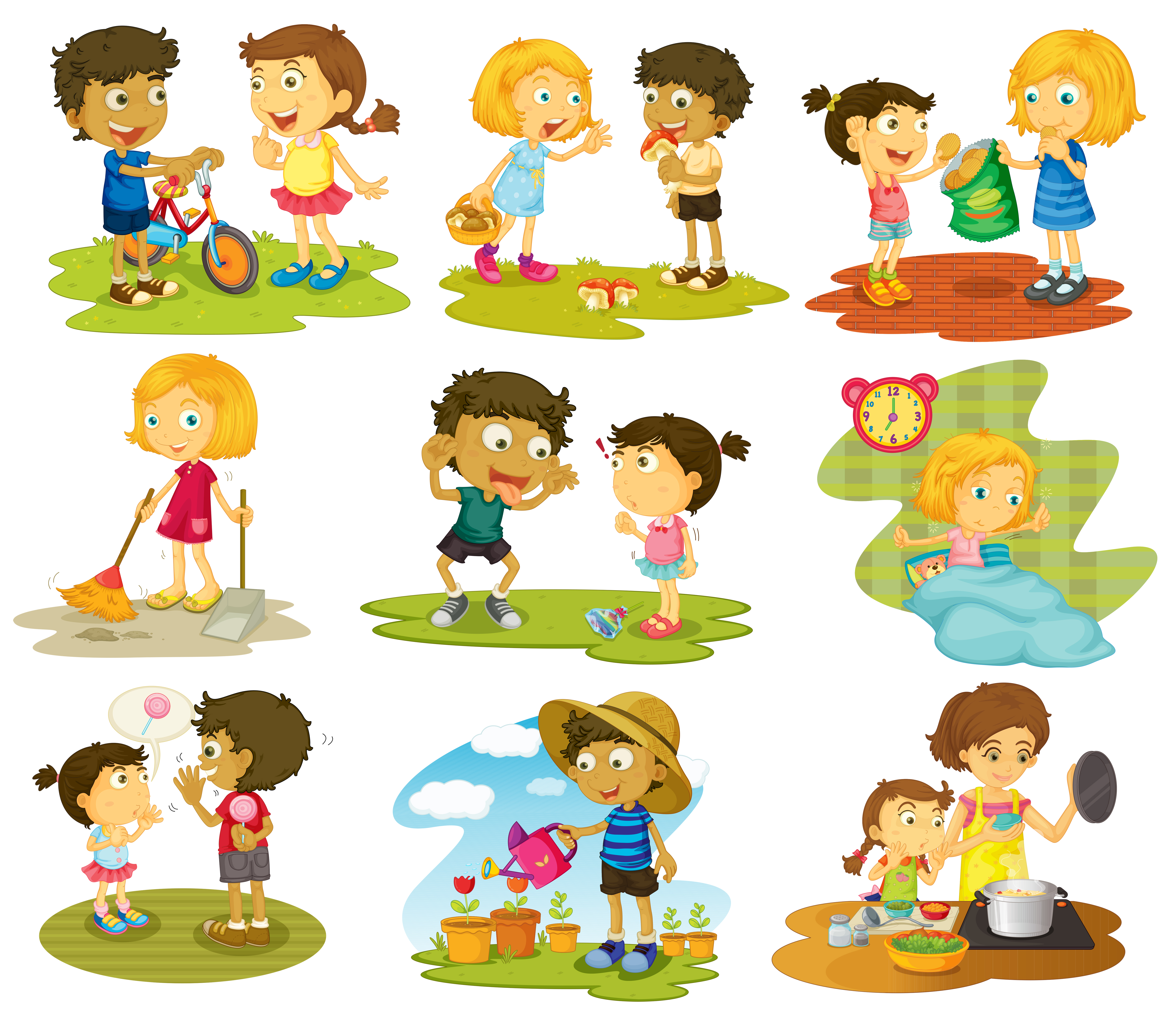 Children 414847 Vector Art at Vecteezy