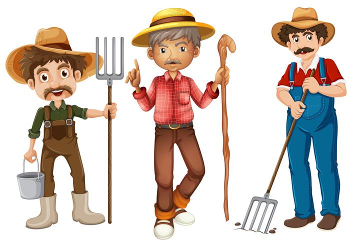 Farmers vector