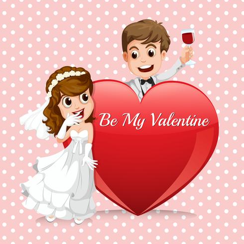 Wedding couple vector