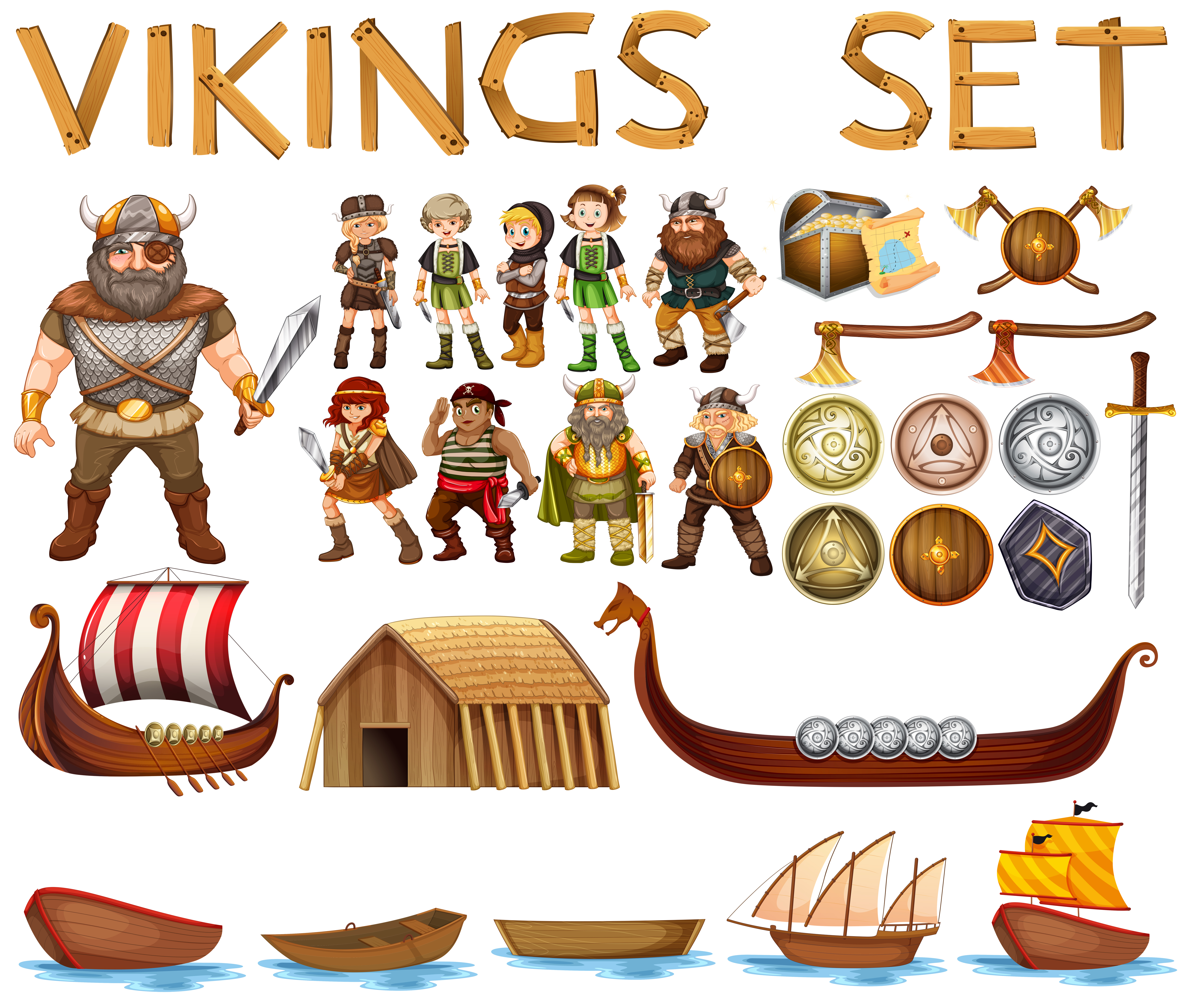 vikings - download free vectors, clipart graphics & vector art