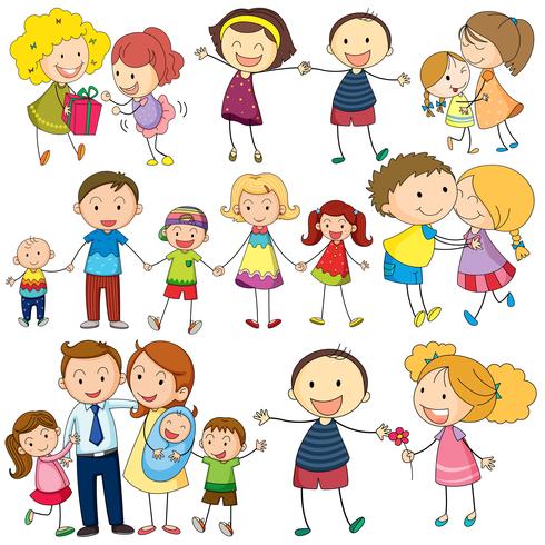 Family set vector