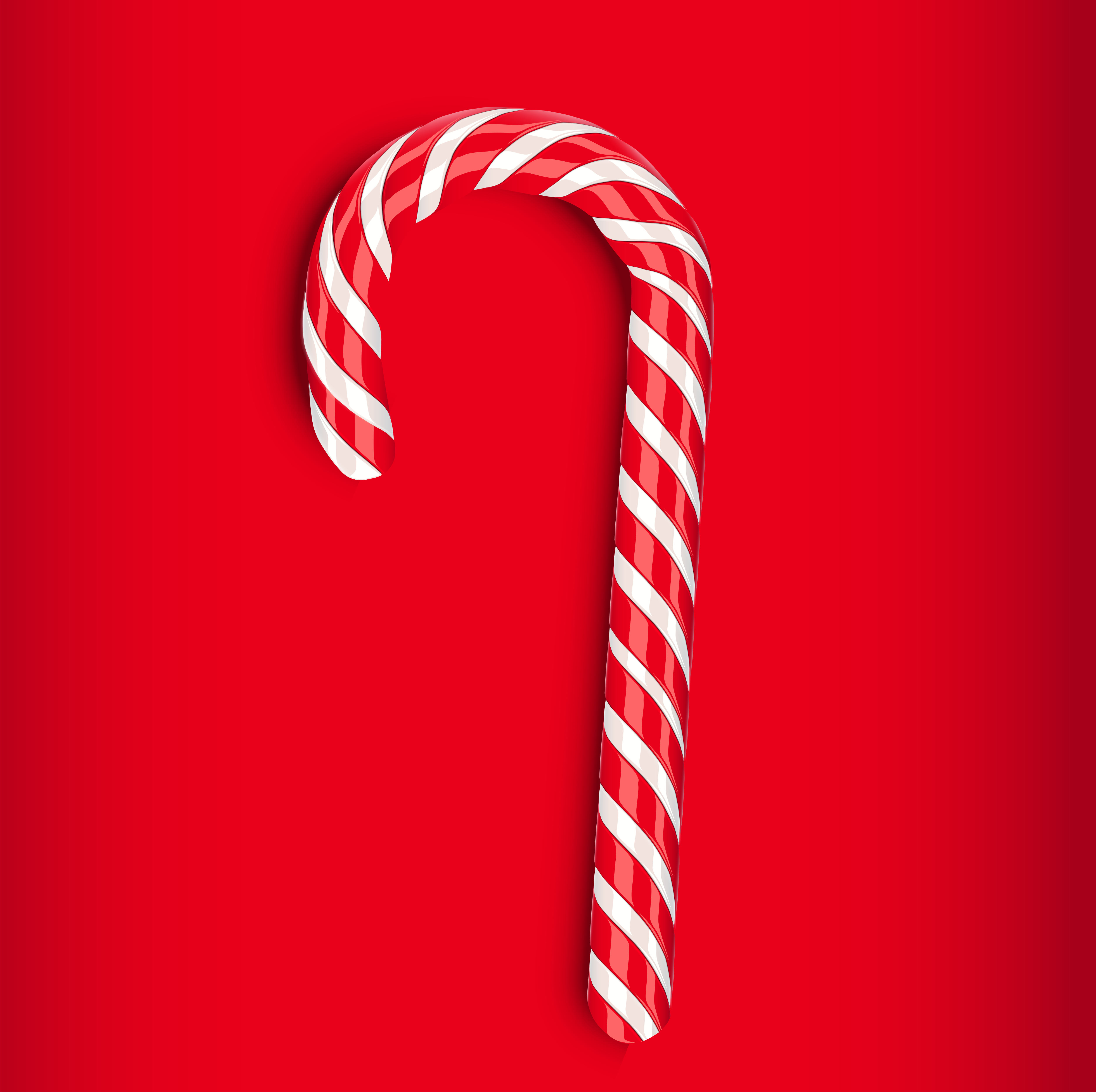 High detailed red candy cane vector illustration 415273 - Download 