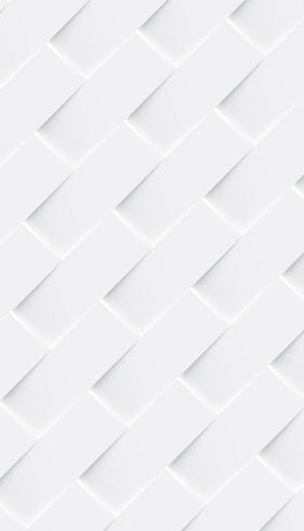 White seamless abstract geometric background vector