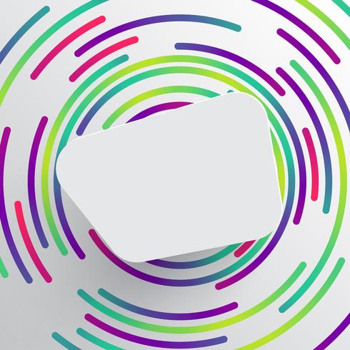 Dynamic and colorful template for advertising, vector illustration