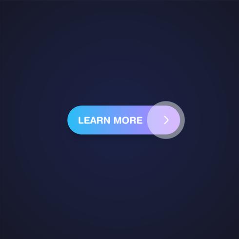 Colorful shiny and clean button for websites and online usage, vector illustration