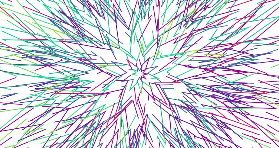 Colorful neon dashed lines, vector illustration