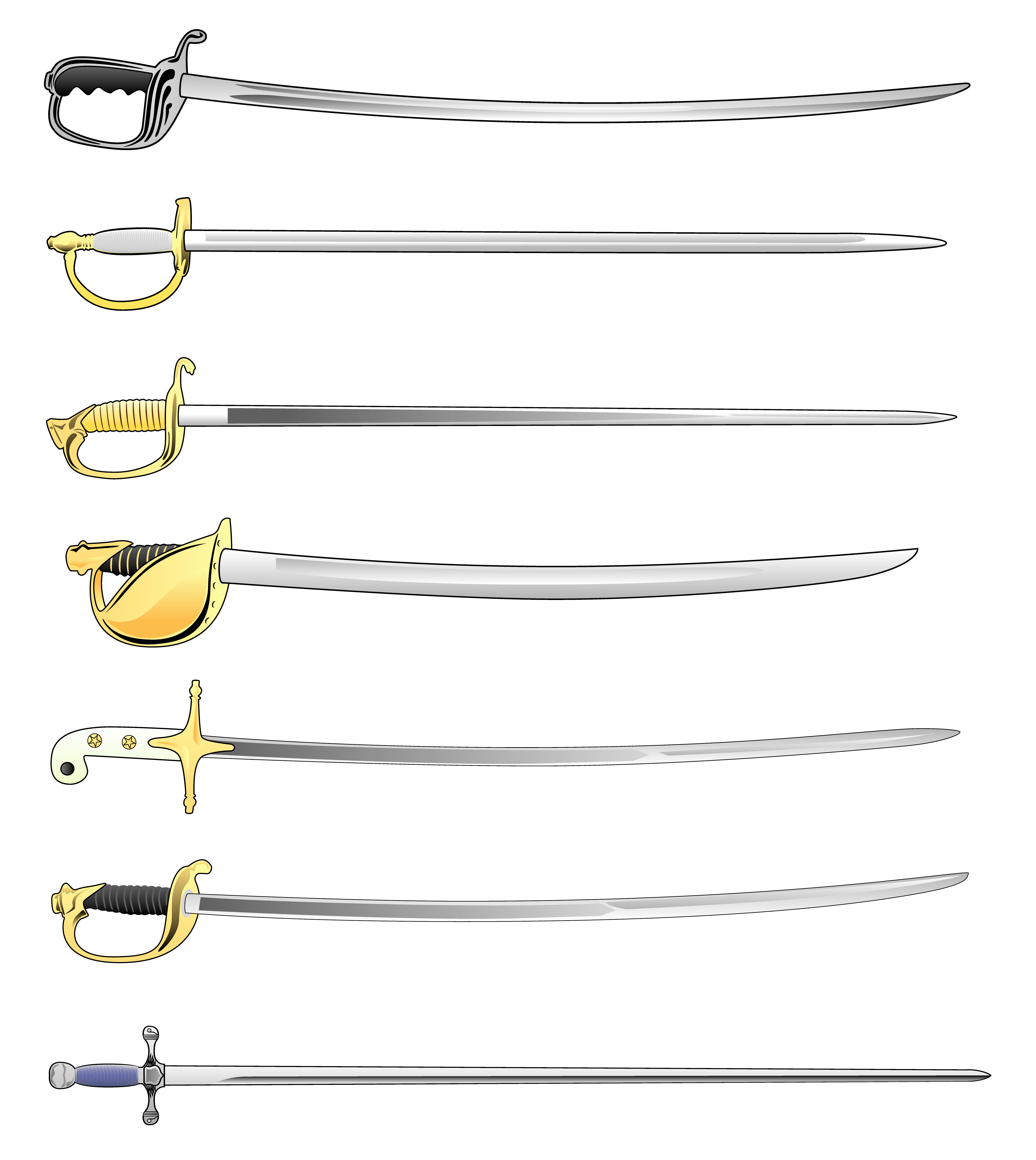 Sword Clipart Sabre Clip Art Cartoon Illustration Gcl vrogue.co
