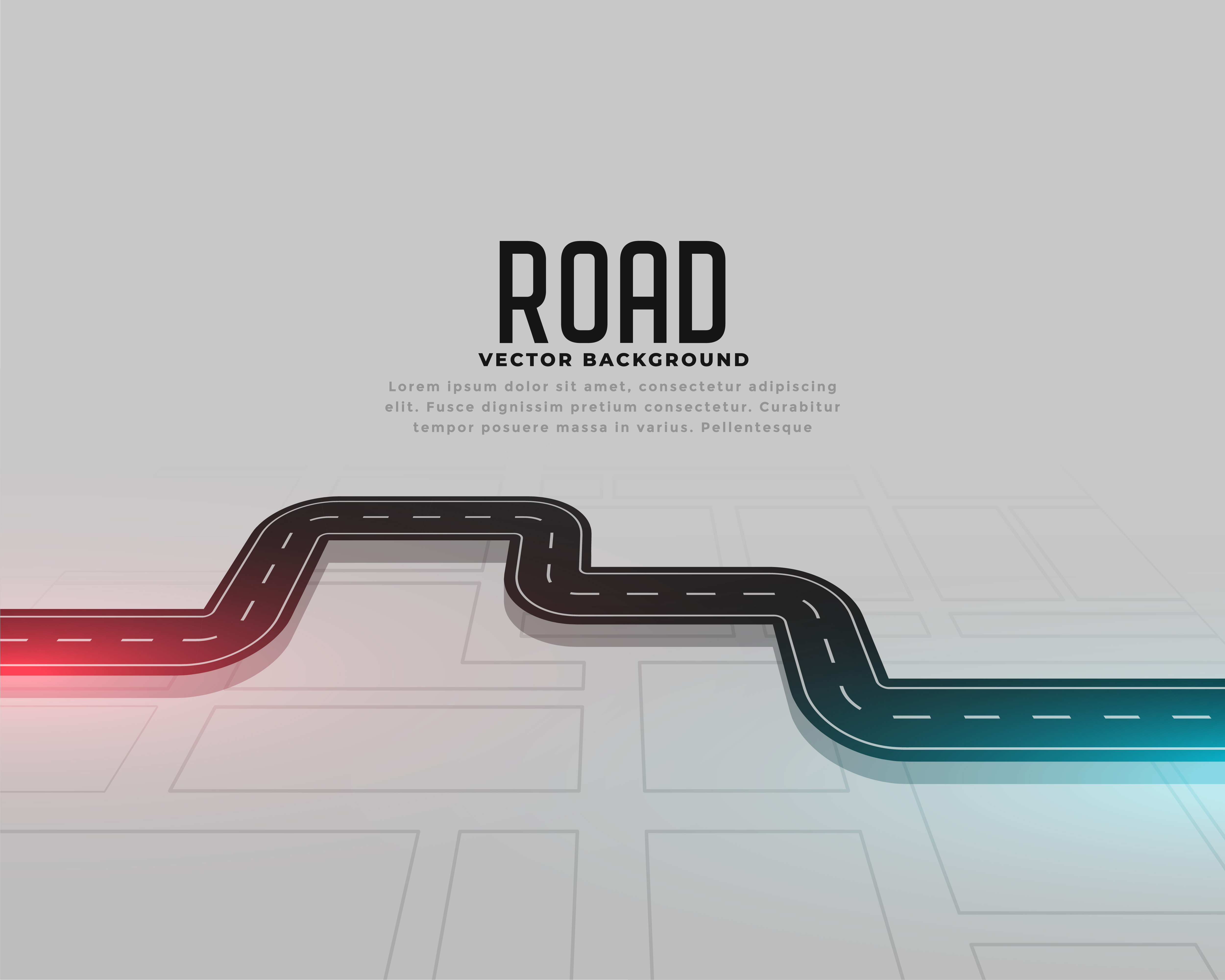 road map journey route concept background - Download Free Vector Art