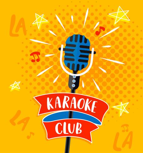 Karaoke cub symbol. vector