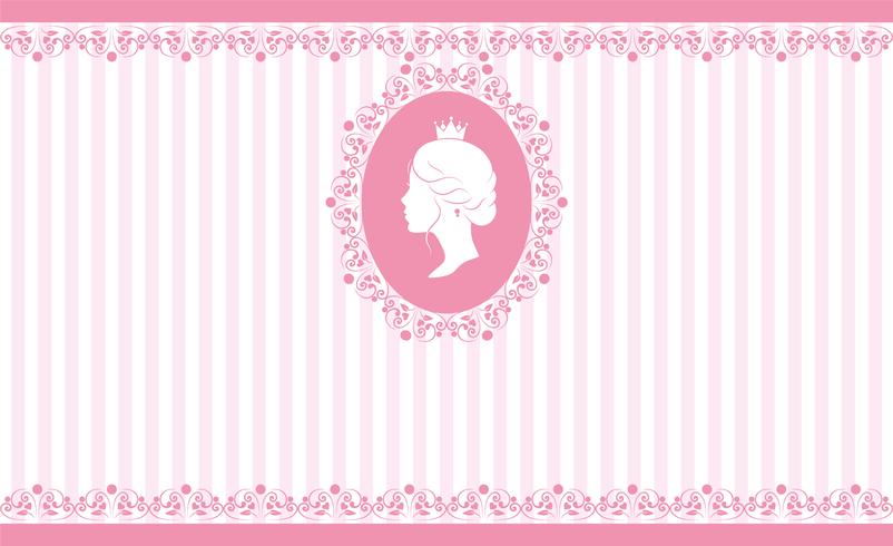 Vintage pink background design vector