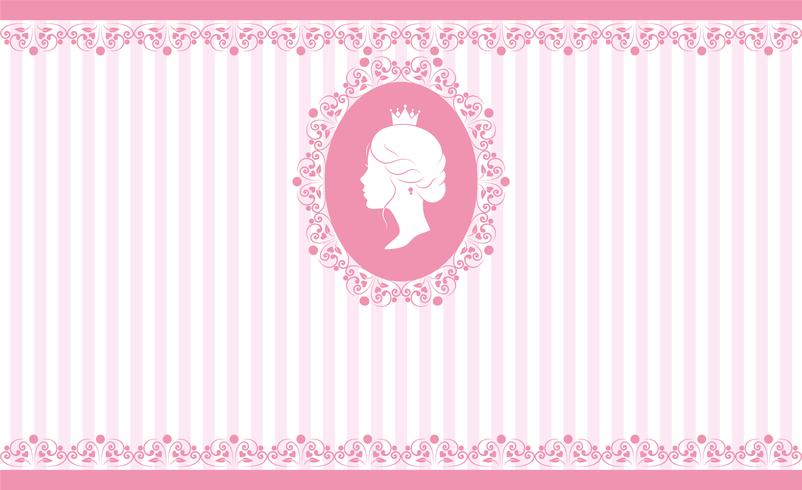 Vintage pink background design vector